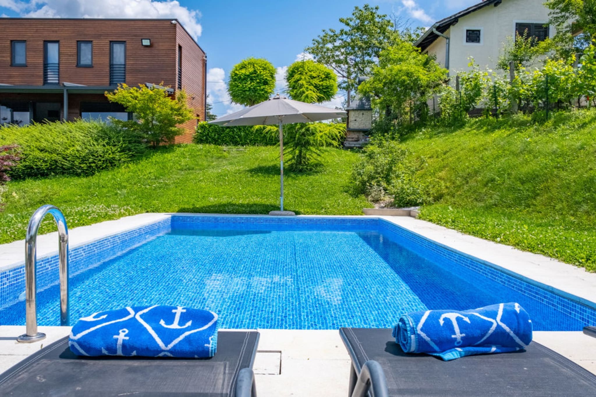 Holiday Home Arbaro - Three Bedroom Holiday Home with Pool-Badkamer