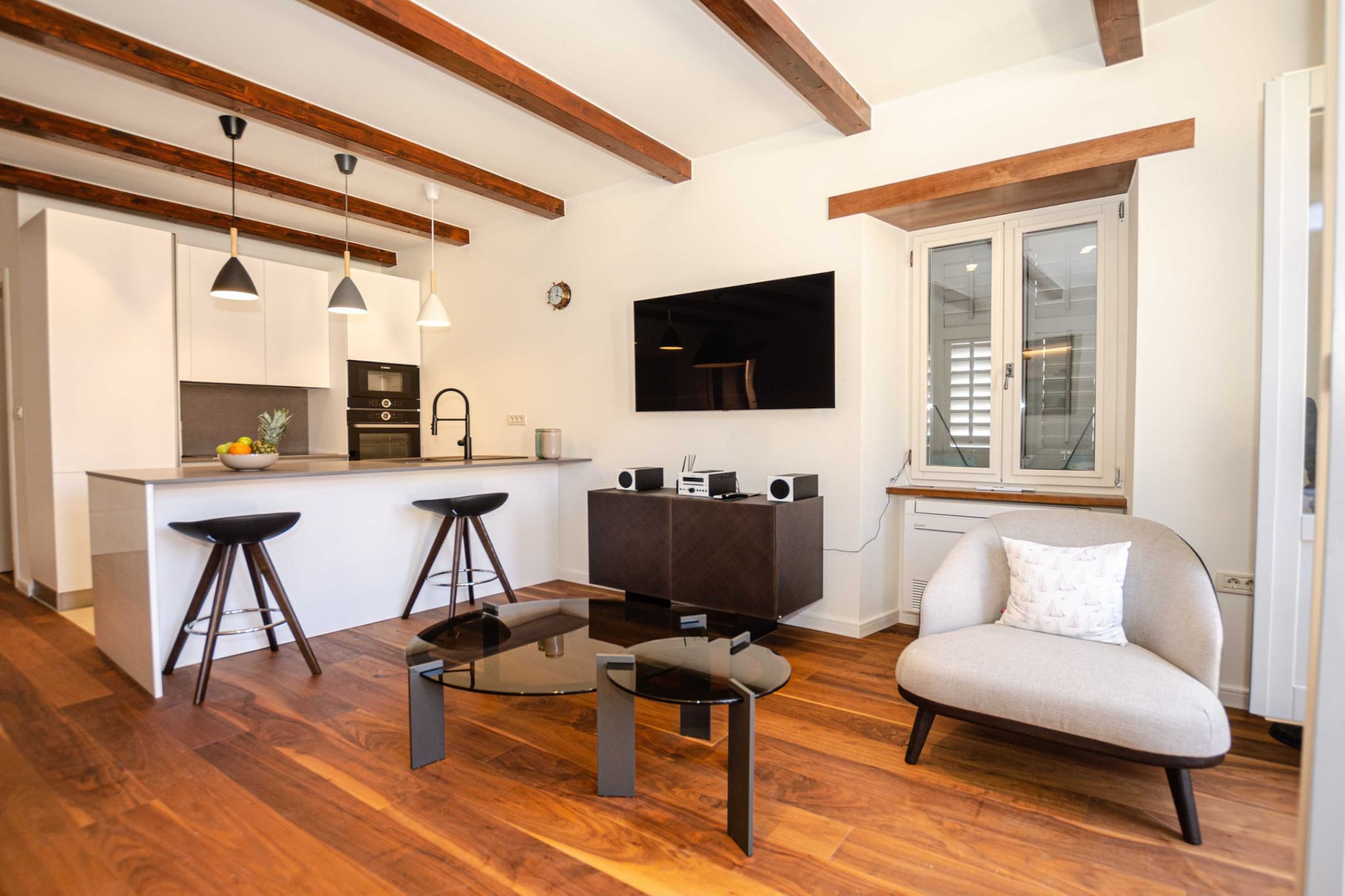 Luxury and Timeless Haven Apartment Rovinj - Two Bedroom Apartment with Balcony-Küche
