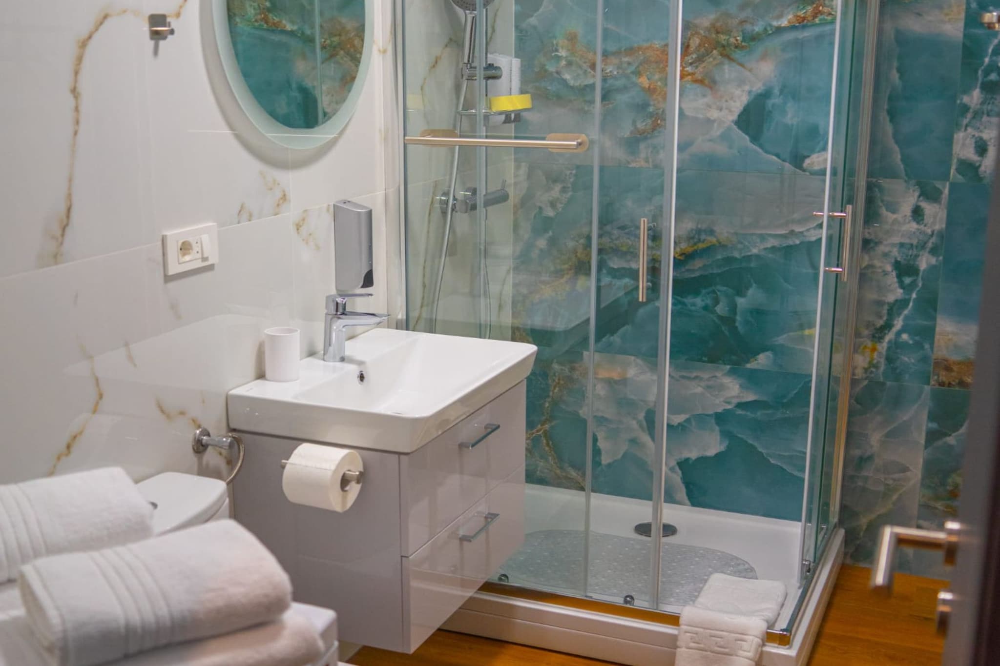 One-Bedroom Apartment (A4)-Badkamer