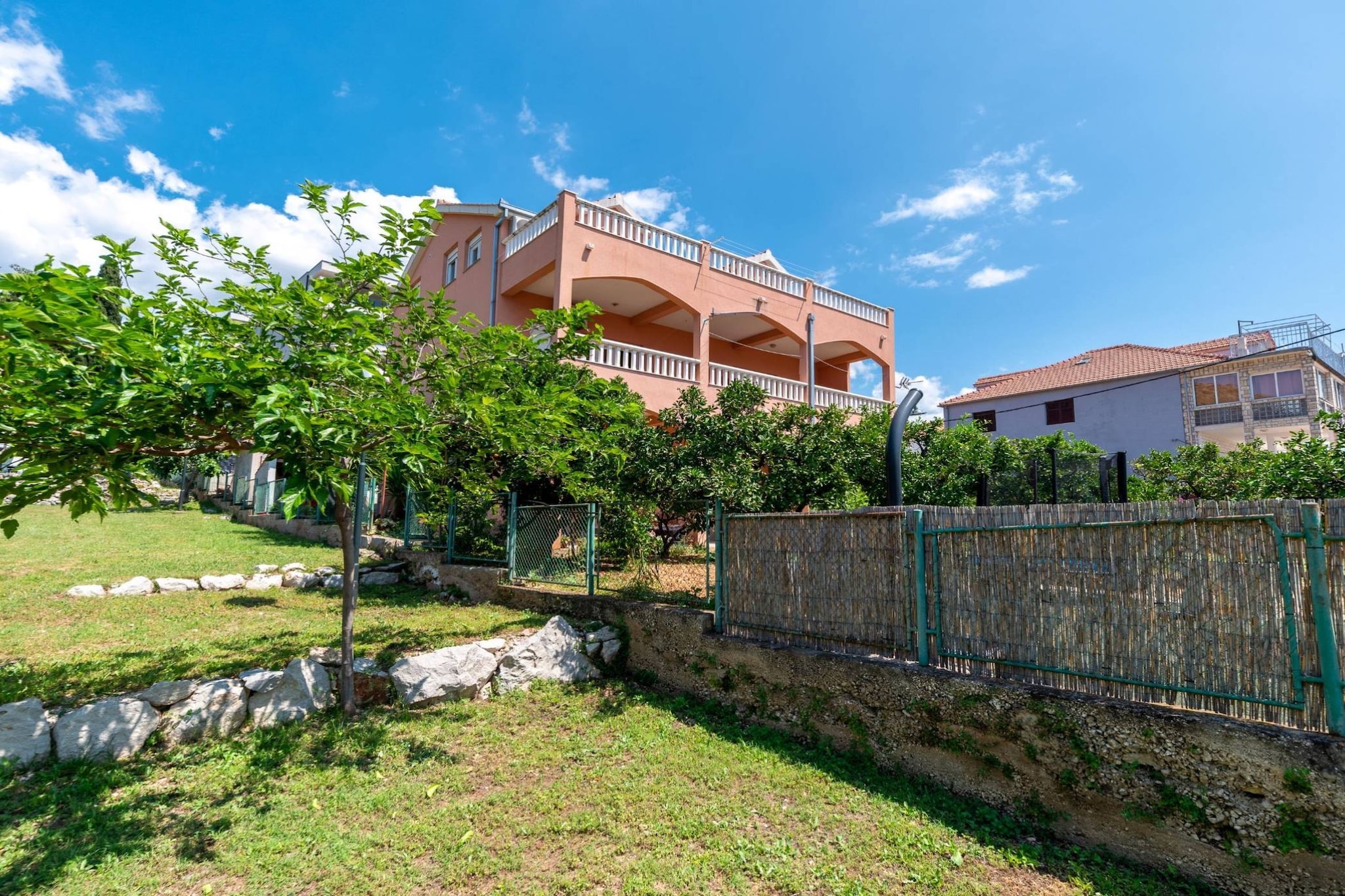 Luxury Seget Donji Apartments with Terrace and Sea View - Three Bedroom Apartment with Terrace and Sea View-Outdoor