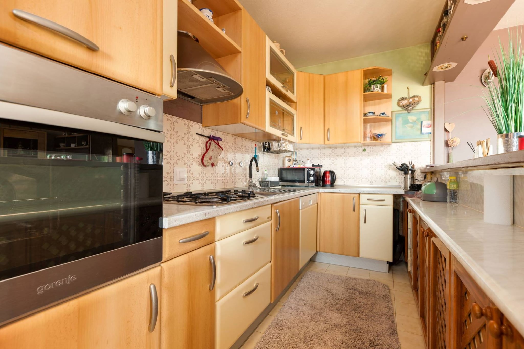 Luxury Seget Donji Apartments with Terrace and Sea View - Three Bedroom Apartment with Terrace and Sea View-Kitchen