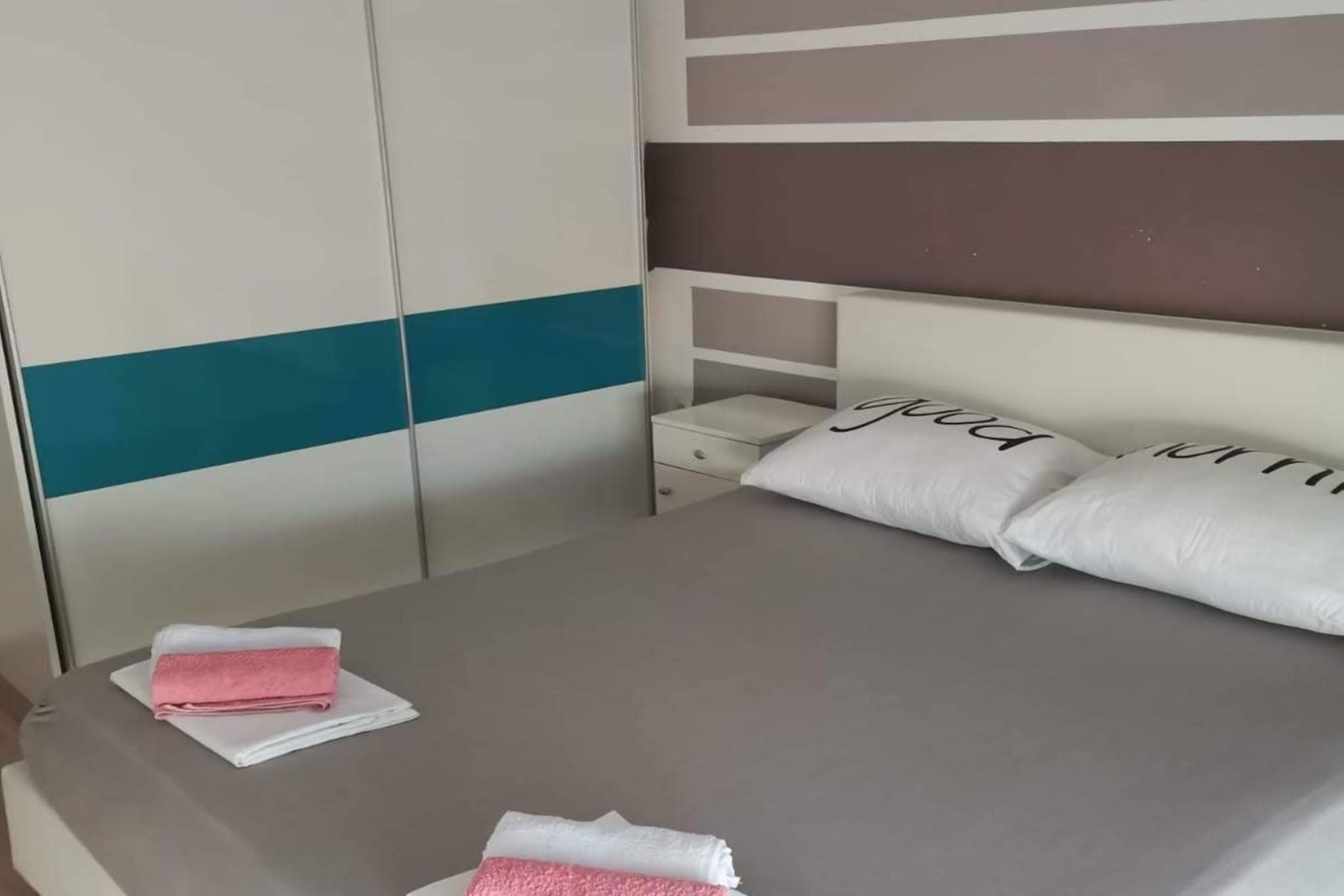 Luxury Seget Donji Apartments with Terrace and Sea View - Two Bedroom Apartment with Terrace and Sea View-Bedroom