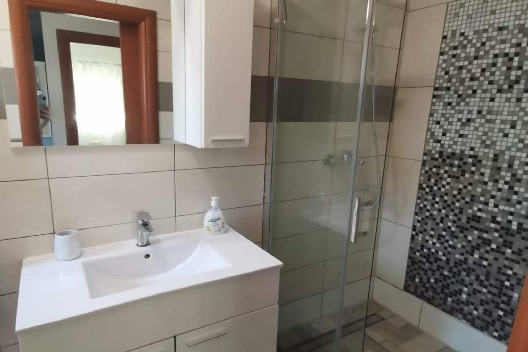 Luxury Seget Donji Apartments with Terrace and Sea View - Two Bedroom Apartment with Terrace and Sea View-Bathroom