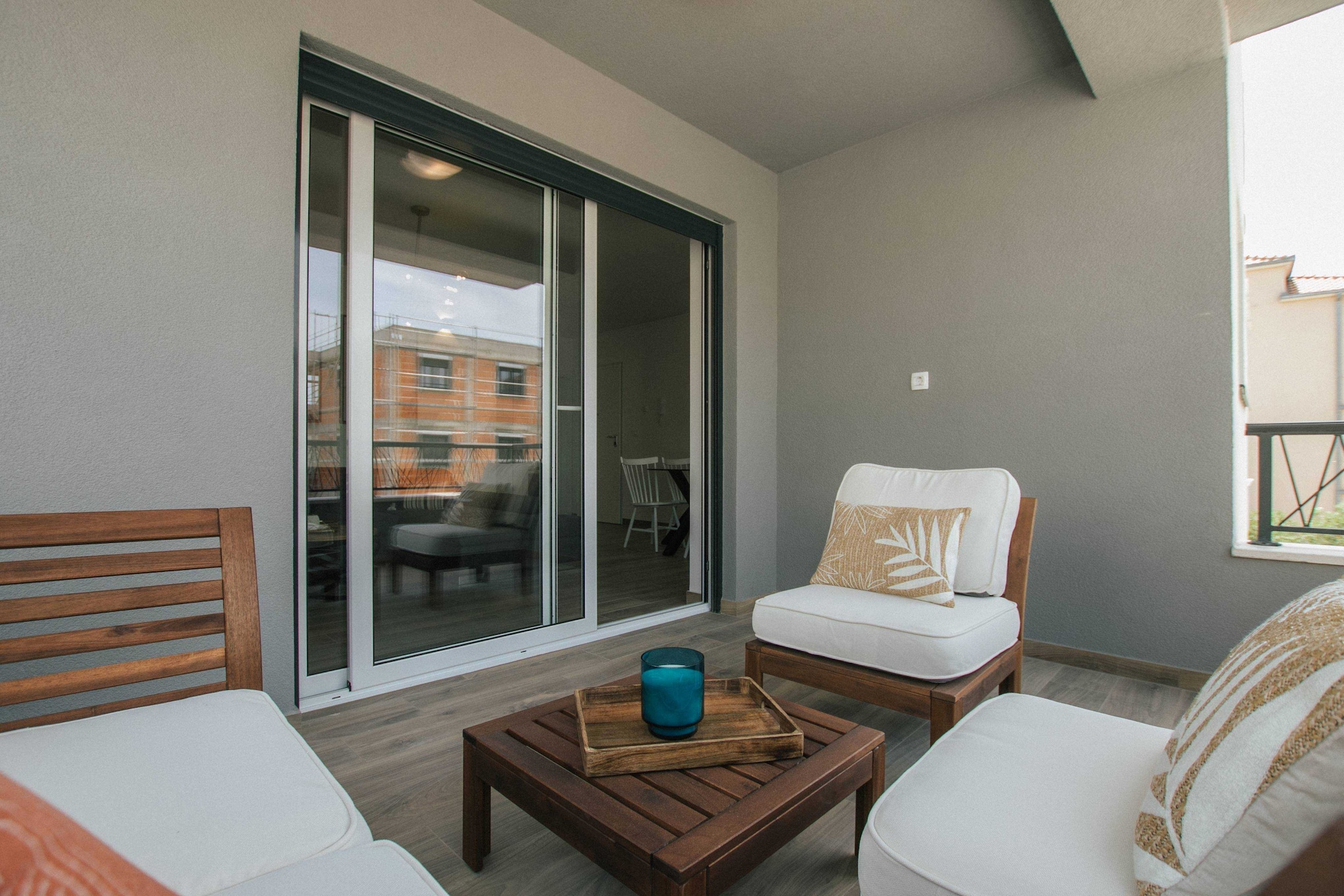 Spacious Luxury Trogir Apartments - Classic Two Bedroom Apartment (Coral)-Terrassenbalkon