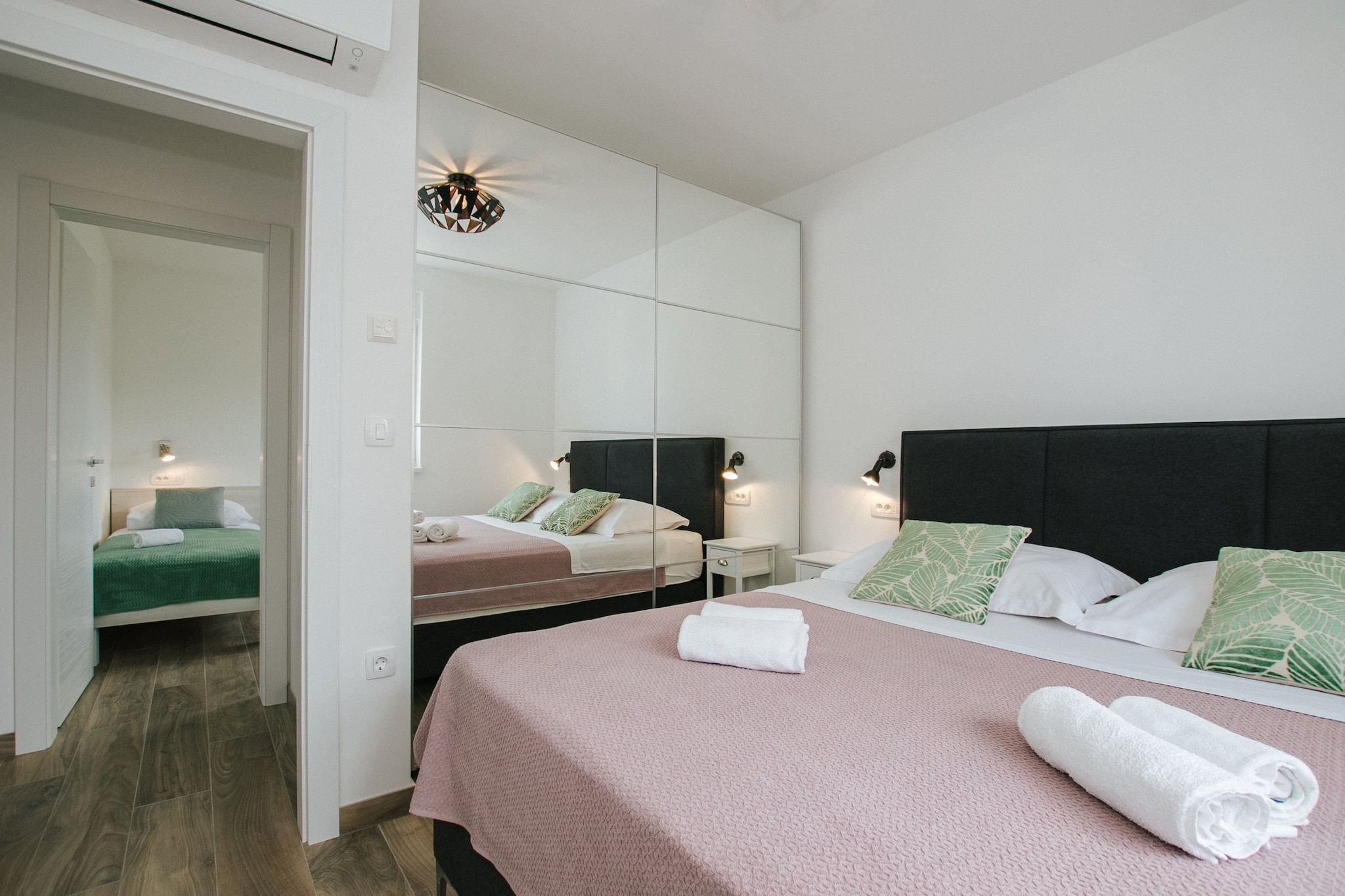 Spacious Luxury Trogir Apartments - Comfort Two Bedroom Apartment (Marin 3)-Bedroom