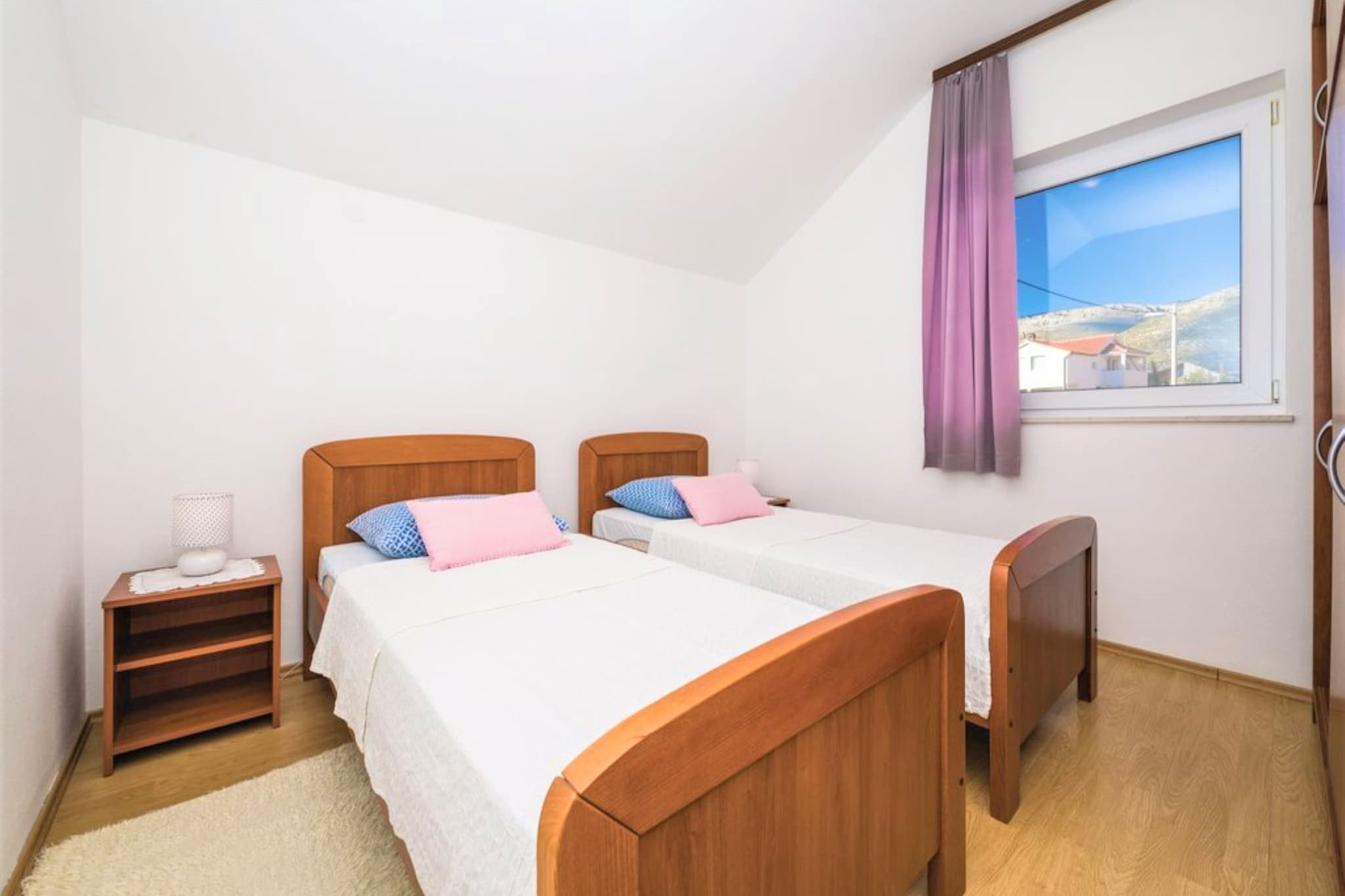 Trogir Comfortable Apartment with Terrace - Two Bedroom Apartment with Terrace-Bedroom