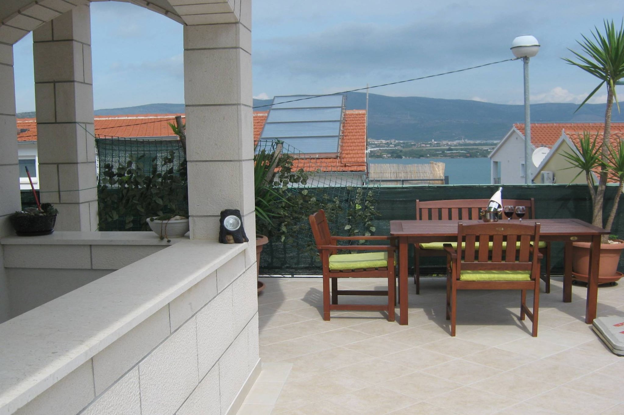 Beachfront Mastrinka Apartments with Sea View - Studio Apartment with Terrace and Sea View-Terrasse
