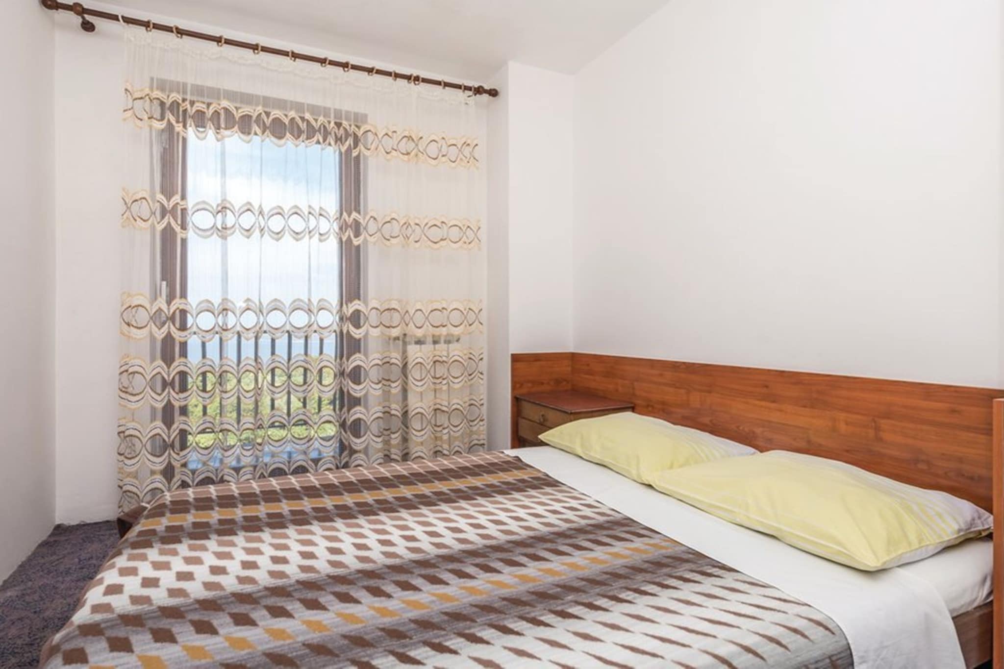 Elegant Brsec Apartments with Sea View - Three Bedroom Apartment with Sea View-Schlafzimmer