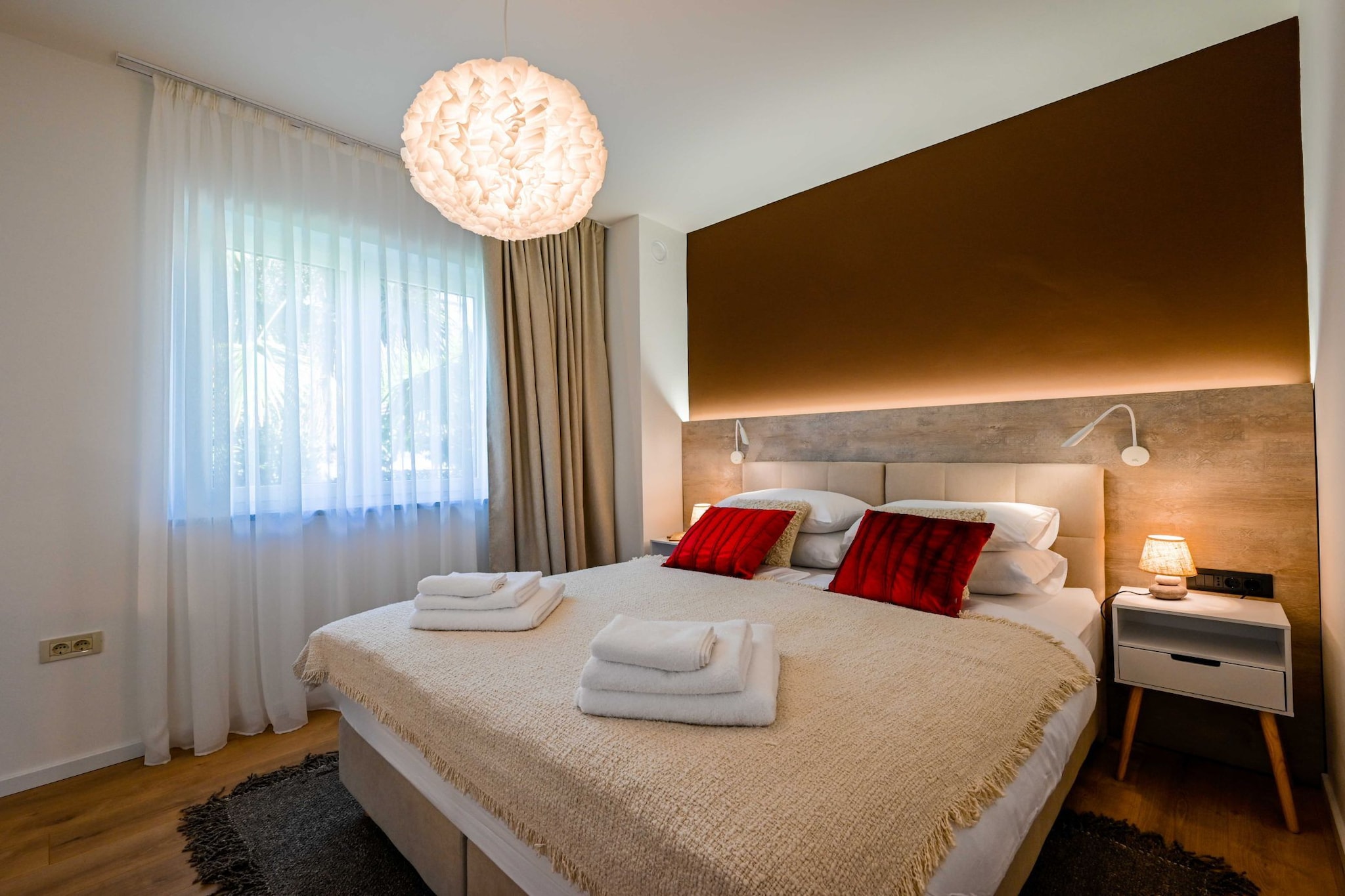 Modern and Stylish Rovinj Apartments with Terrace - Classic One  Bedroom Apartment with Terrace (owner Cherry)-Schlafzimmer