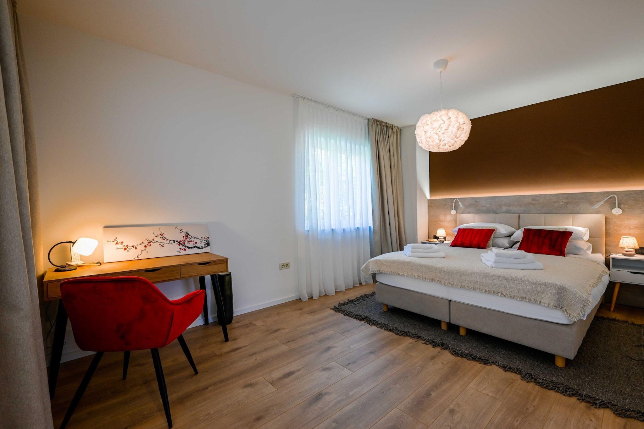 Modern and Stylish Rovinj Apartments with Terrace - Classic One  Bedroom Apartment with Terrace (owner Cherry)-Schlafzimmer