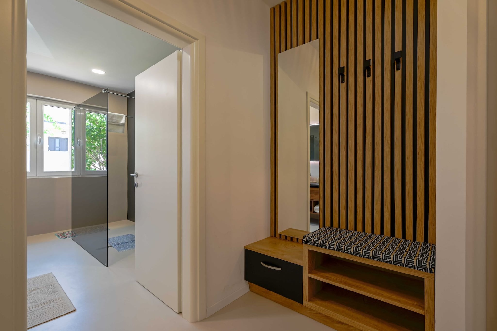 Modern and Stylish Rovinj Apartments with Terrace - Standard One Bedroom Apartment with Terrace (owner Apricot)-Badezimmer