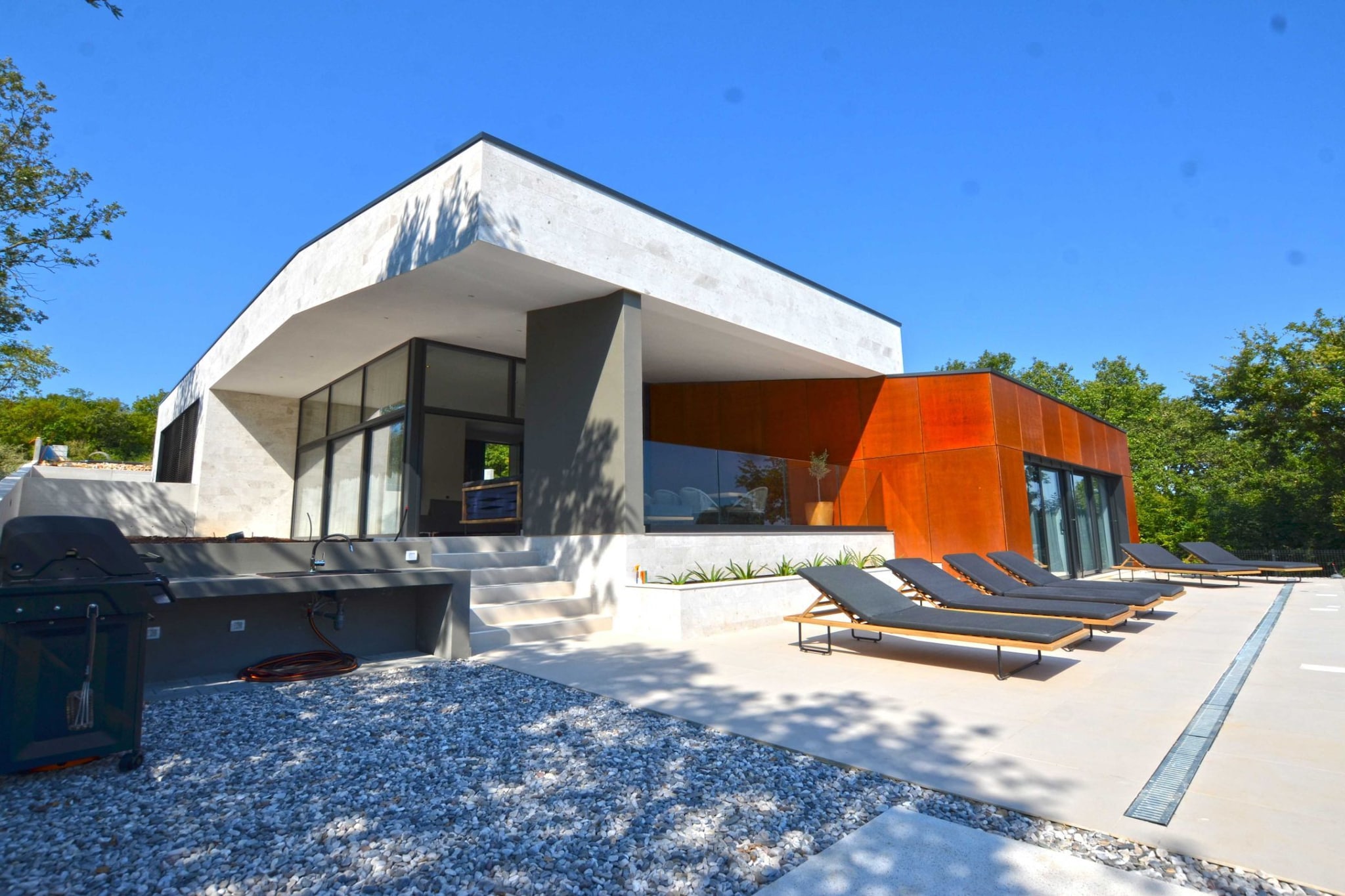 Luxurious Sorici Villa with Private Pool and Mediterranean Landscape - Four Bedroom Villa-Außenbereich