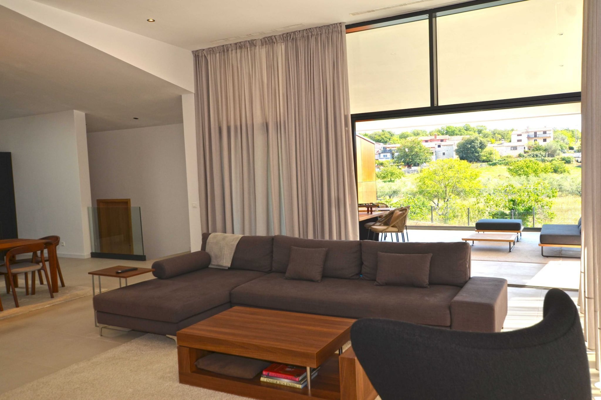 Luxurious Sorici Villa with Private Pool and Mediterranean Landscape - Four Bedroom Villa-Wohnzimmer