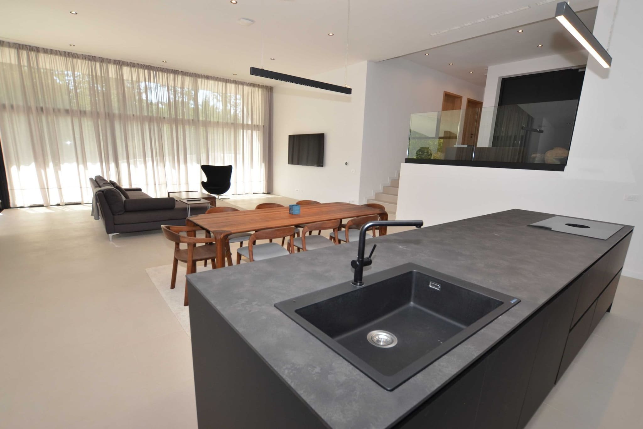 Luxurious Sorici Villa with Private Pool and Mediterranean Landscape - Four Bedroom Villa-Küche