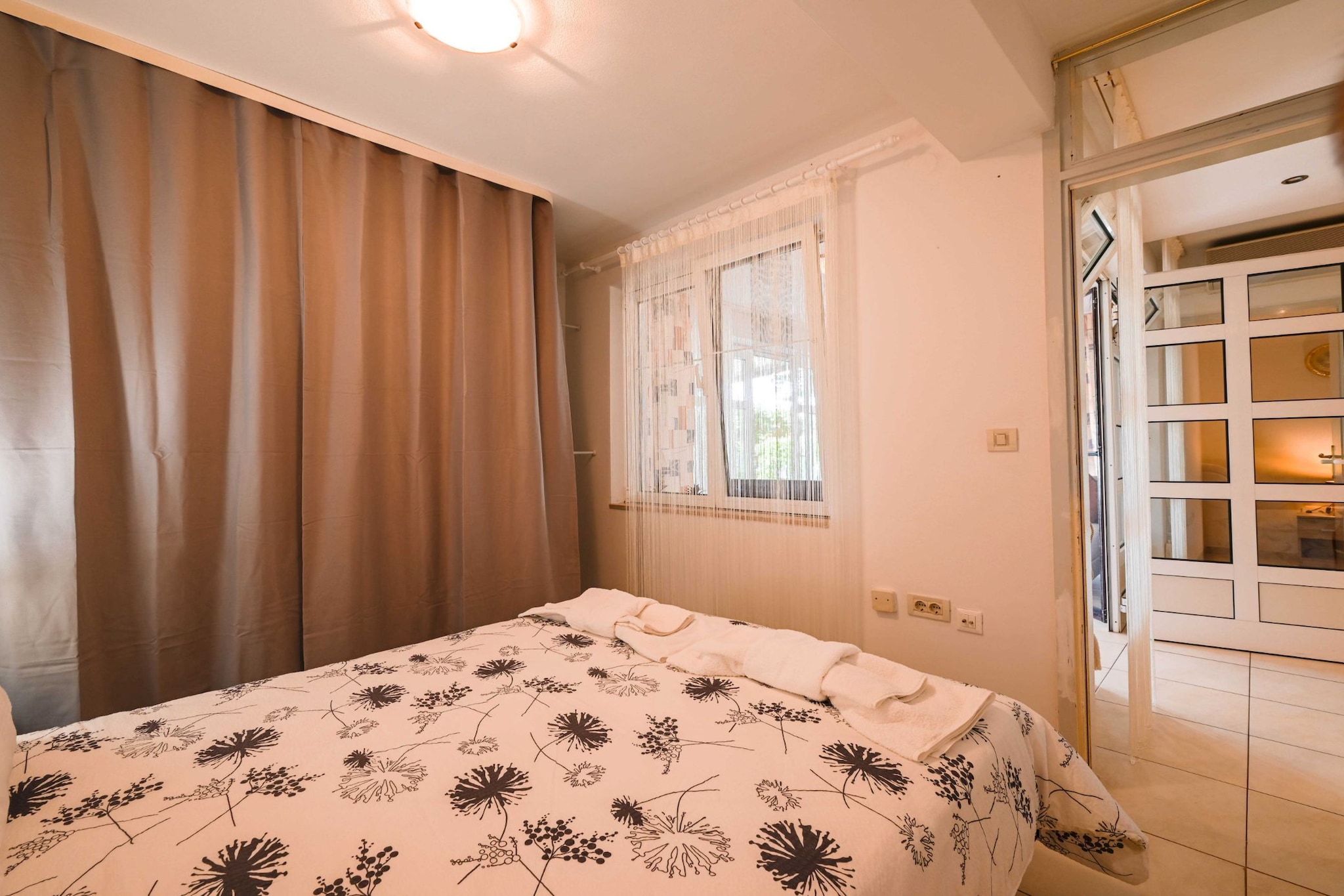 Classic and Smart Rovinj Apartment with Terrace - Two Bedroom Apartment with Terrace-Bedroom