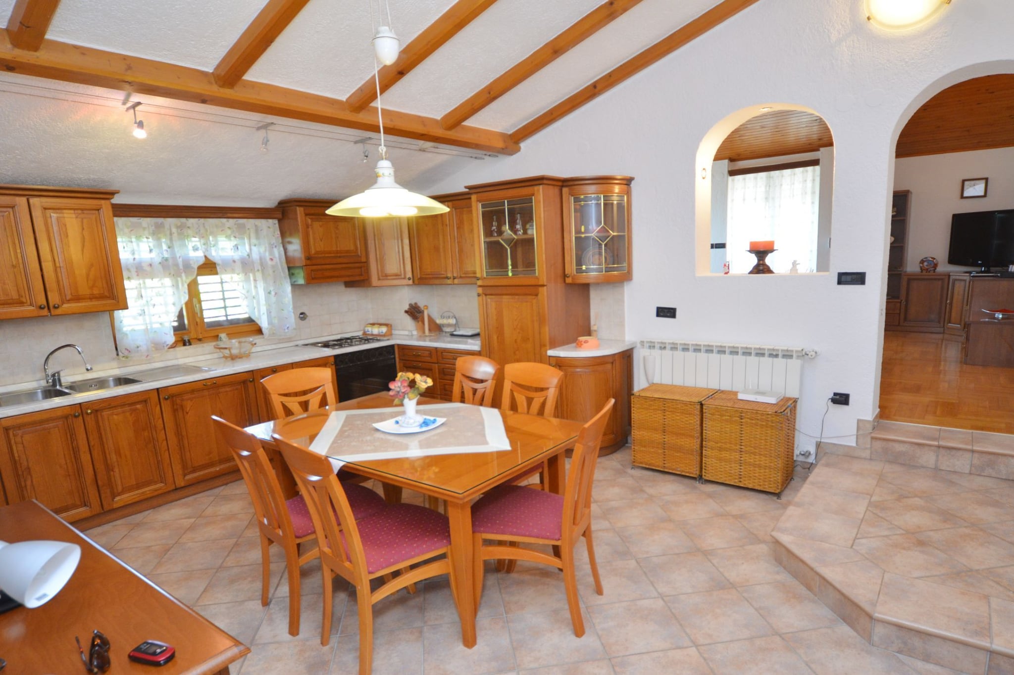 Green Oasis Family Getaway-Kitchen