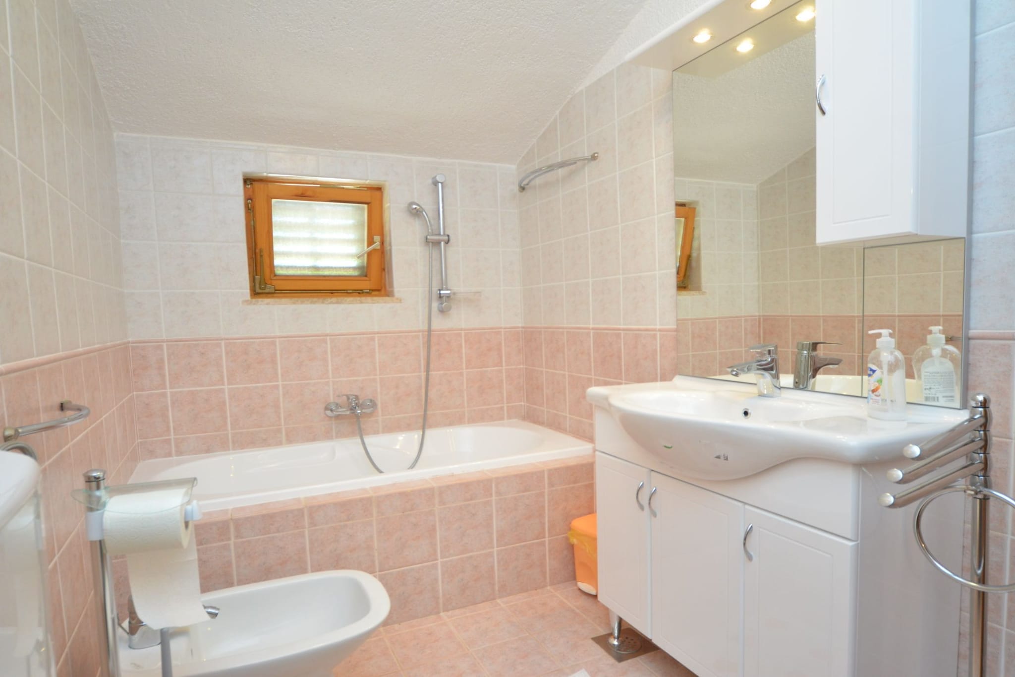 Green Oasis Family Getaway-Bathroom