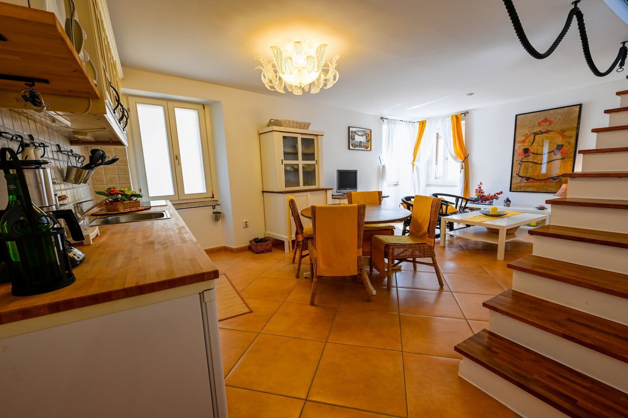 Sleek and Trendy Downtown Apartment - One Bedroom Apartment-Kitchen