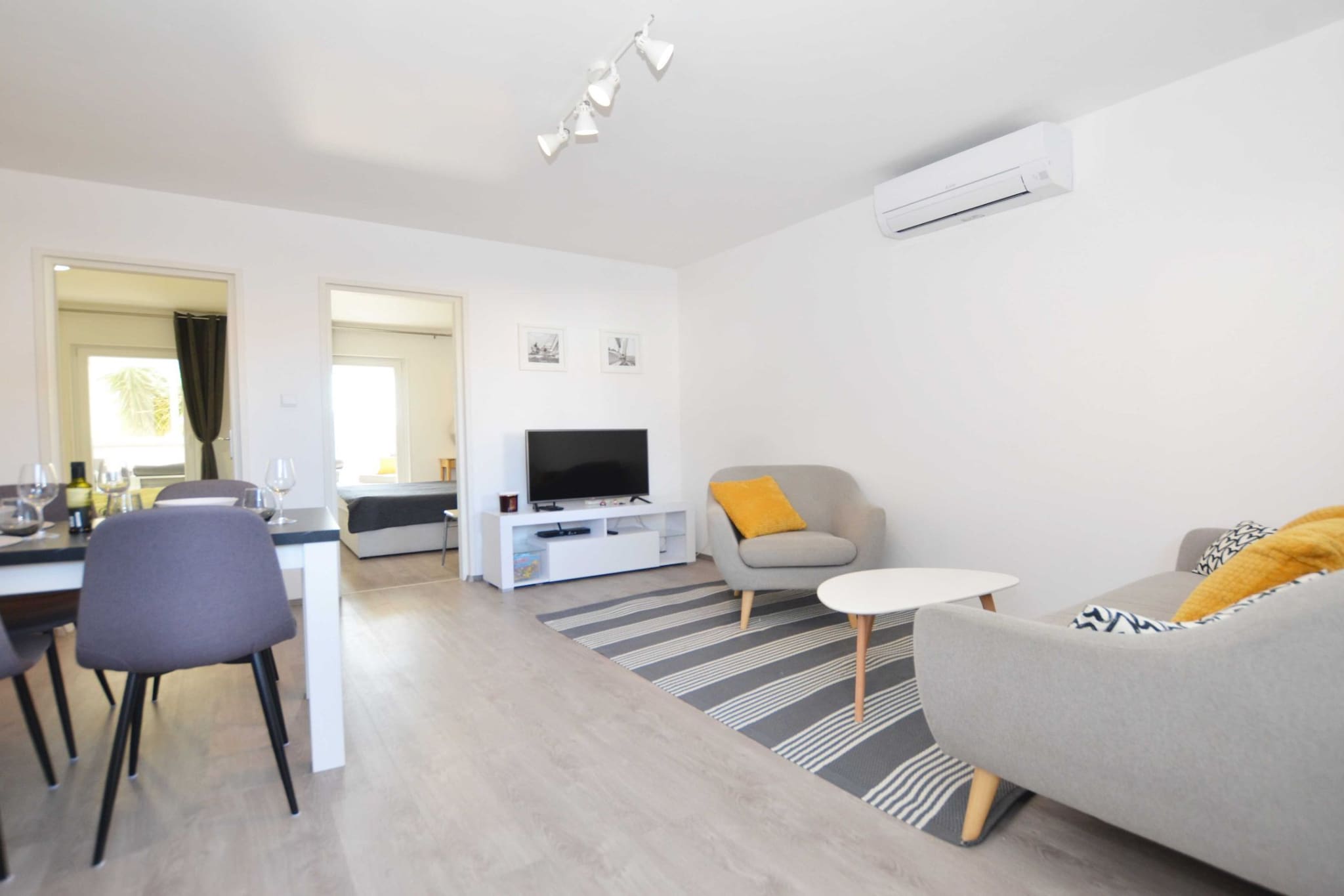 Tranquil and Bright Apartment with Loggia - Two Bedroom Apartment with Loggia