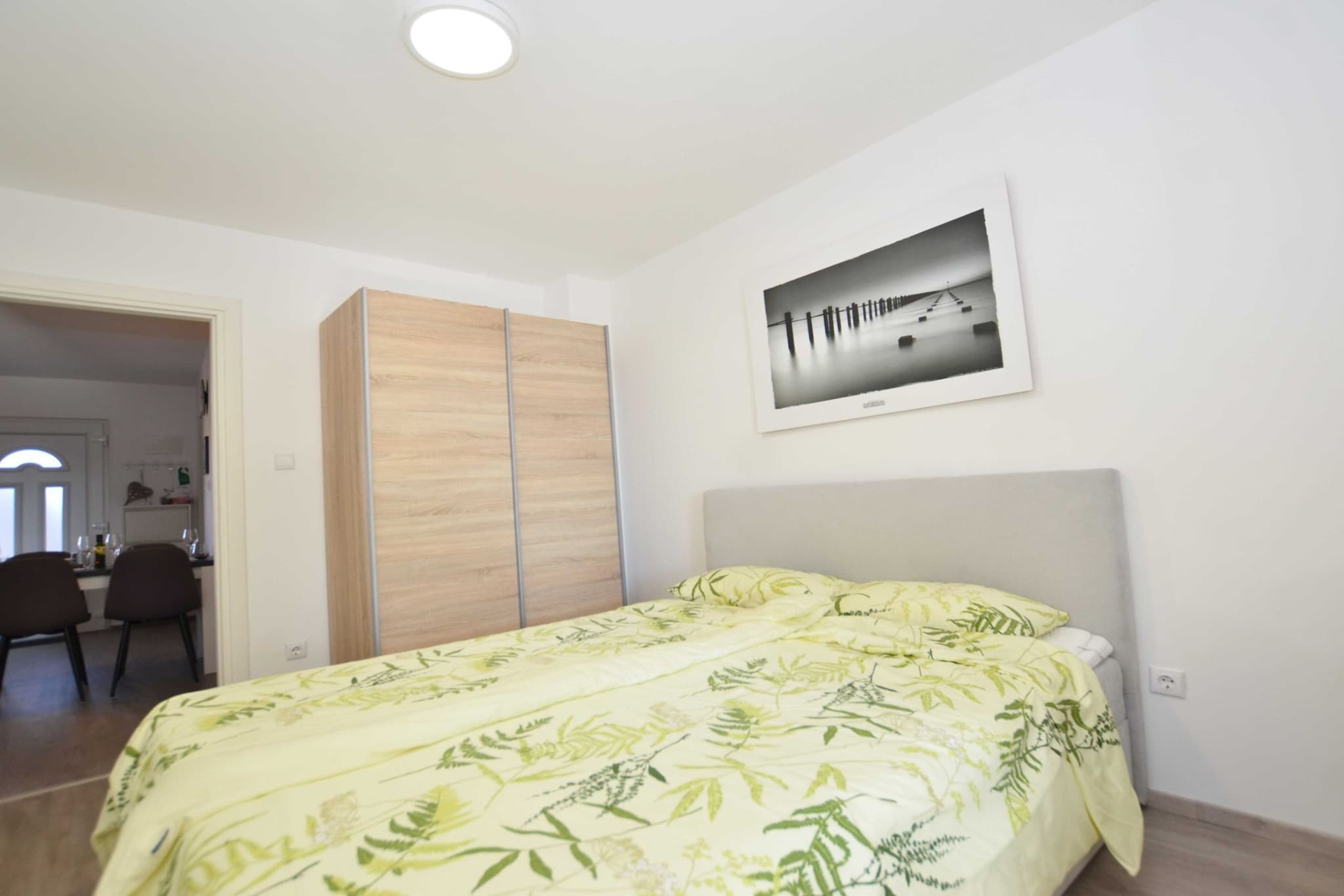 Tranquil and Bright Apartment with Loggia - Two Bedroom Apartment with Loggia-Bedroom