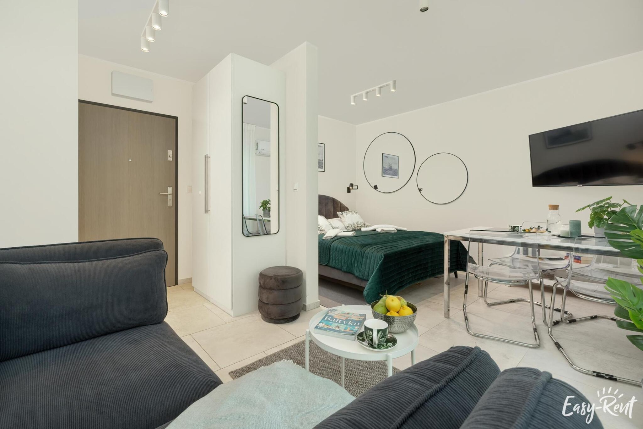 Apartament Zaciszna 11-3 Niechorze-Woonkamer