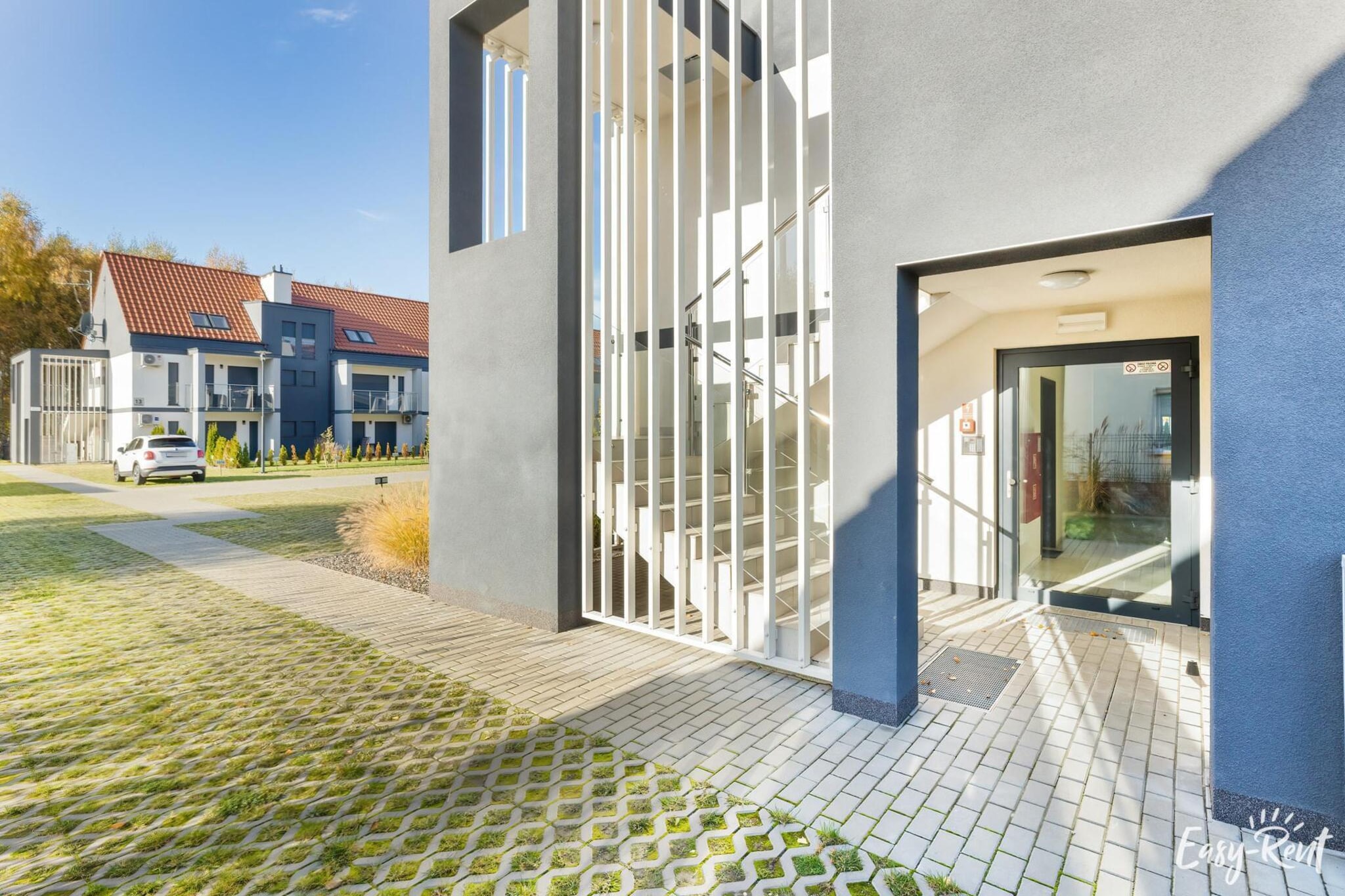 Apartament Zaciszna 11-3 Niechorze-Buitenkant zomer