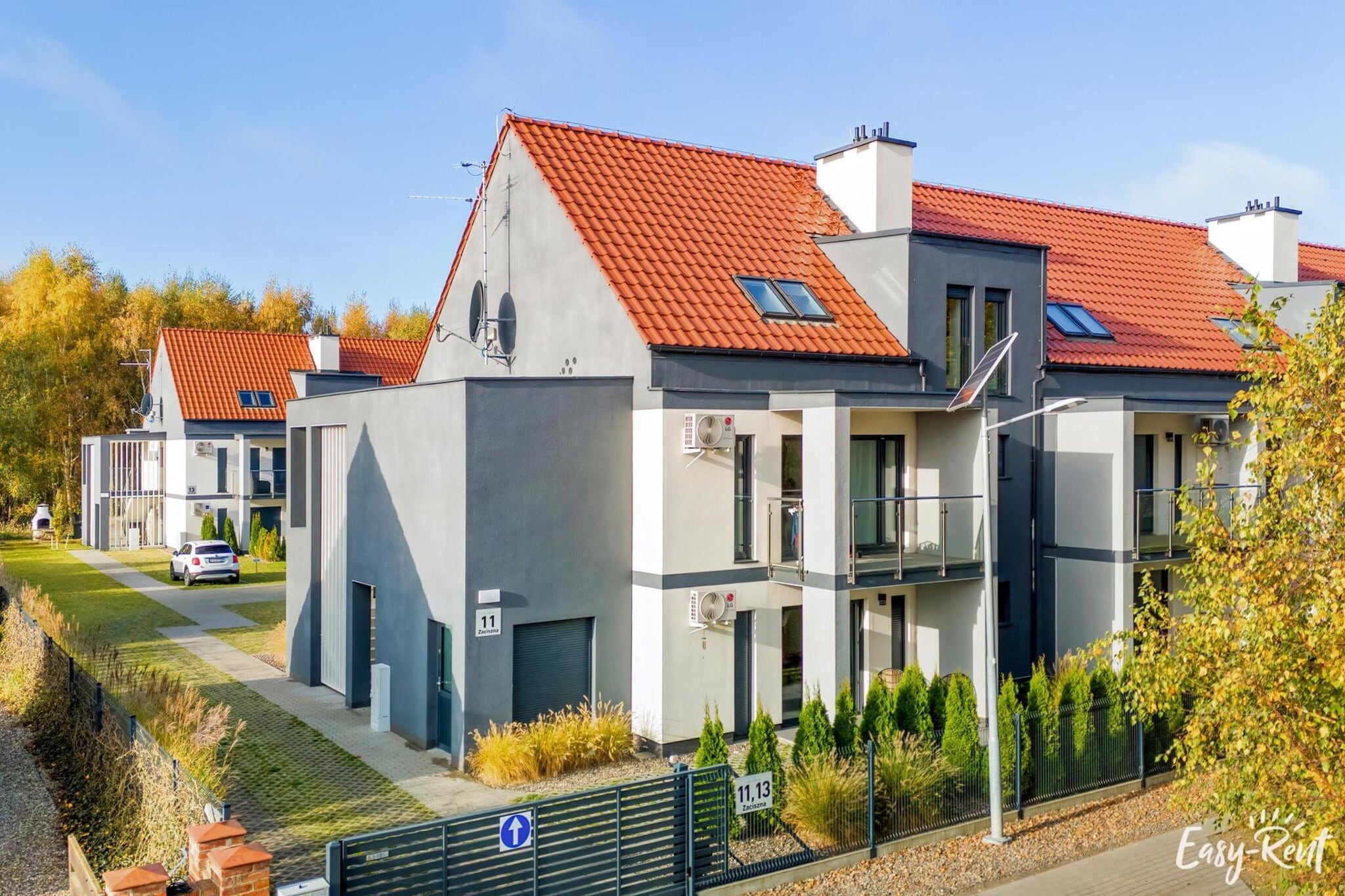 Apartament Zaciszna 11-3 Niechorze-Buitenkant zomer