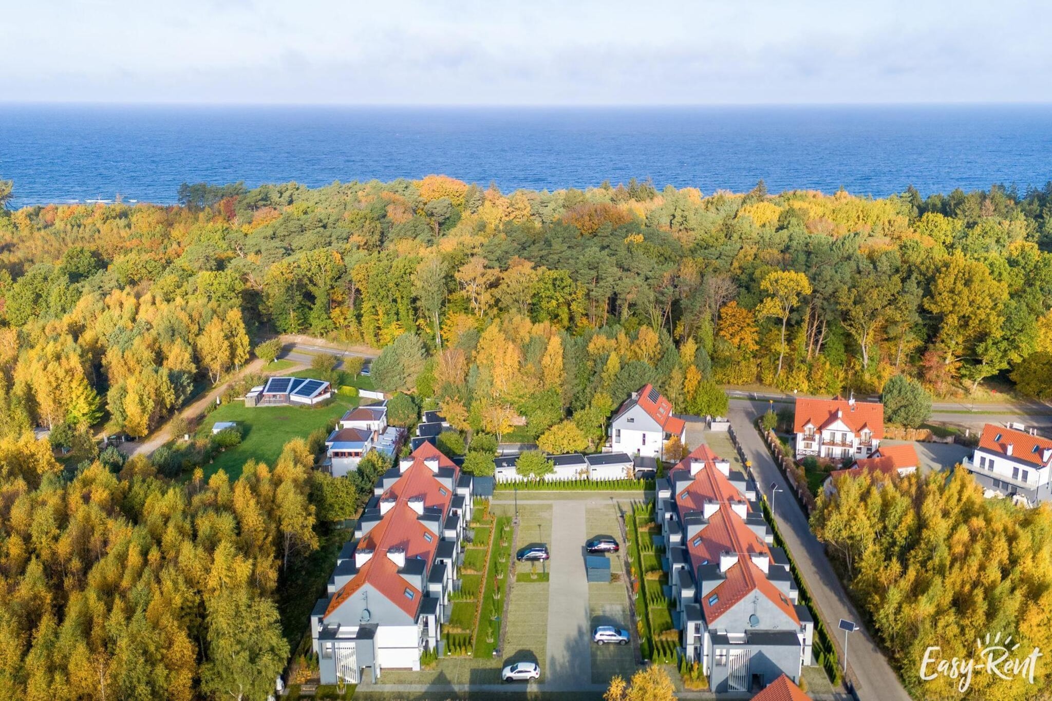 Apartament Zaciszna 11-3 Niechorze-Gebieden zomer 1km