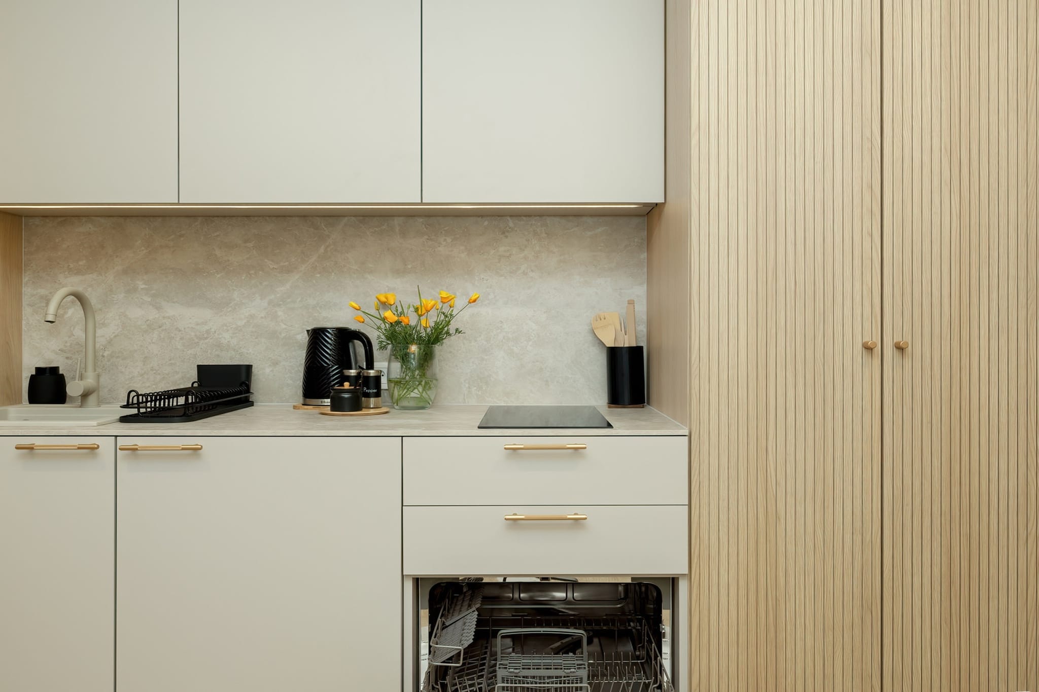 Apartament Uzdrowiskowa 4A-23 Łukęcin - Keuken