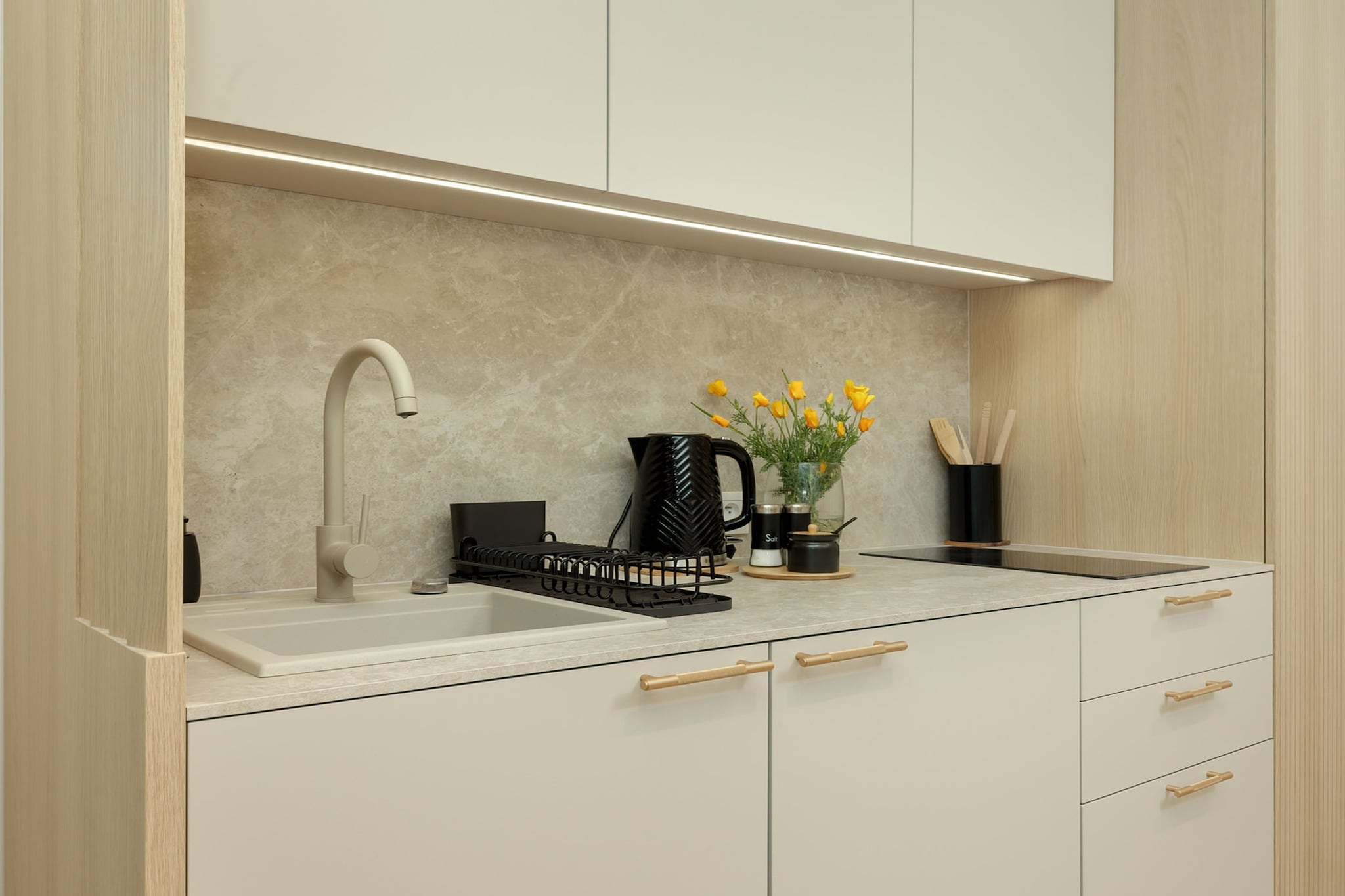 Apartament Uzdrowiskowa 4A-23 Łukęcin - Keuken