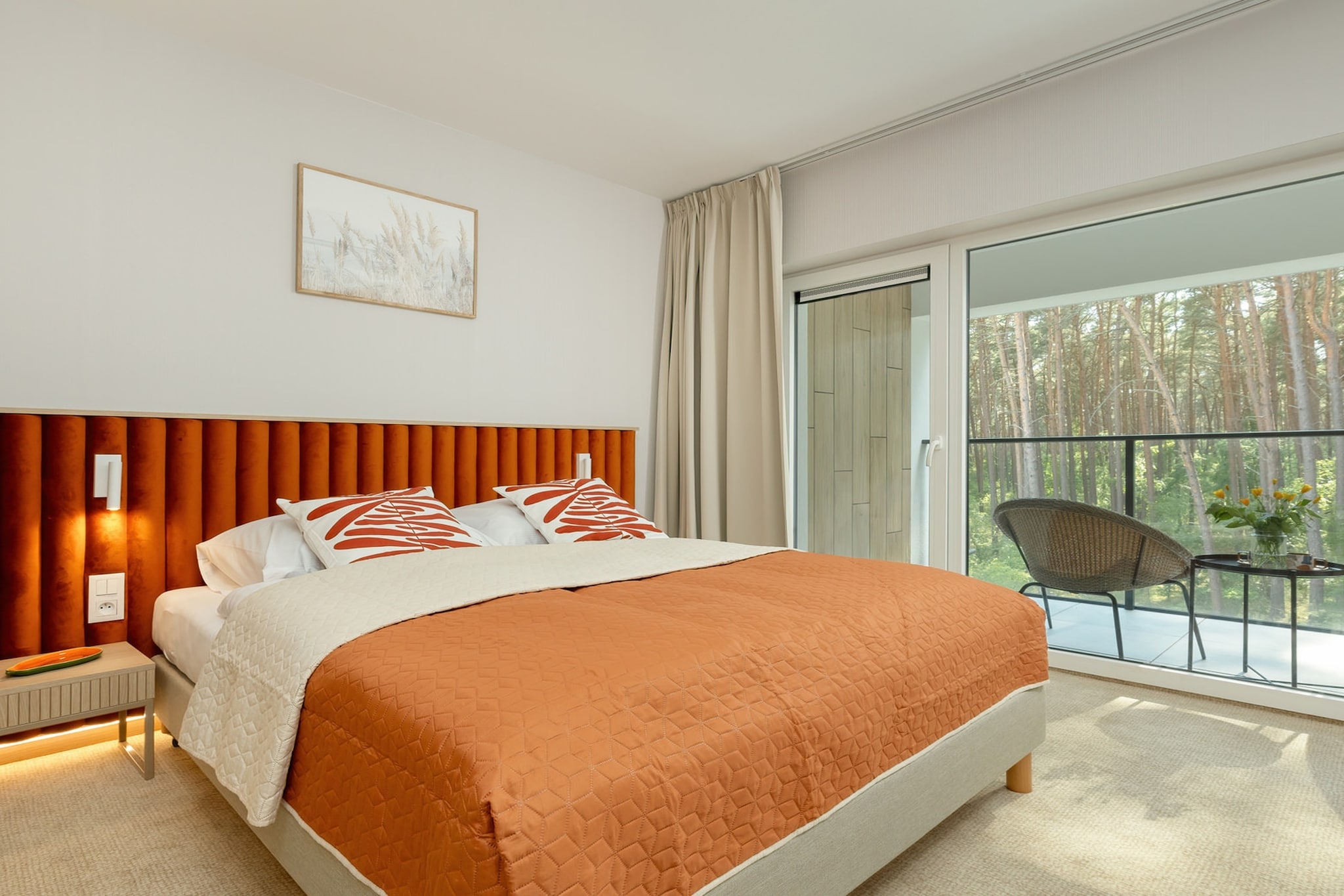 Apartament Uzdrowiskowa 4A-23 Łukęcin - Slaapkamer
