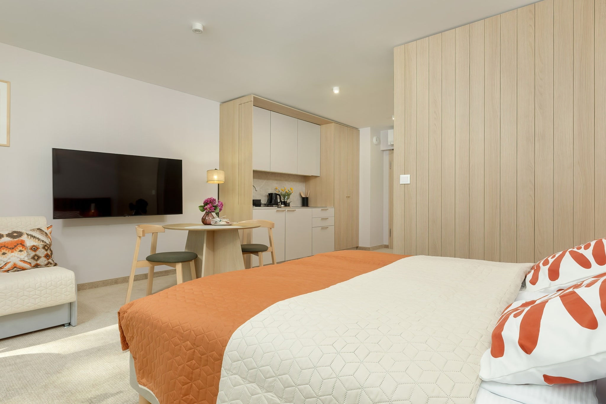 Apartament Uzdrowiskowa 4A-23 Łukęcin - Woonkamer