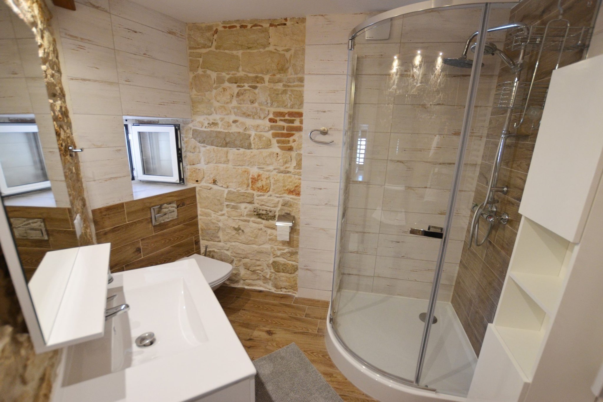 Urban and Upscale Homes Rovinj Old Town - Standard One Bedroom Apartment (owner A3)-Badkamer