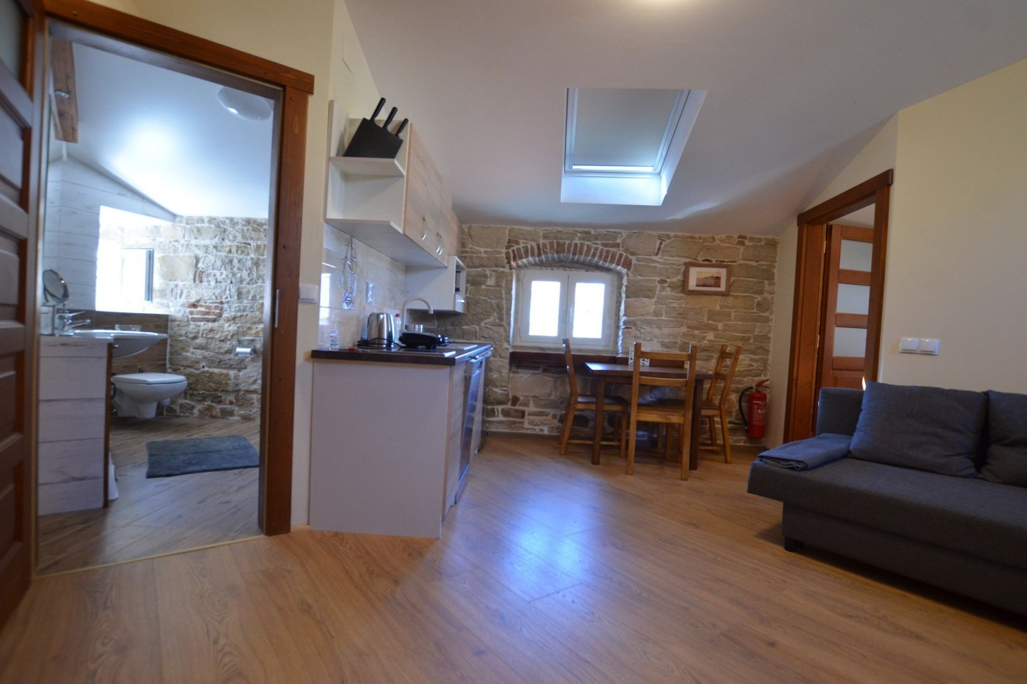 Urban and Upscale Homes Rovinj Old Town - Comfort One Bedroom Apartment (owner A4)-Woonkamer