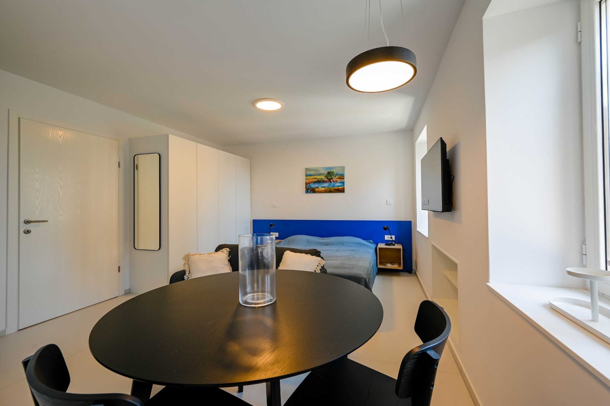 Smart and Cozy Downtown Rovinj Nooks - Studio Apartment (owner Blue One)-Bedroom