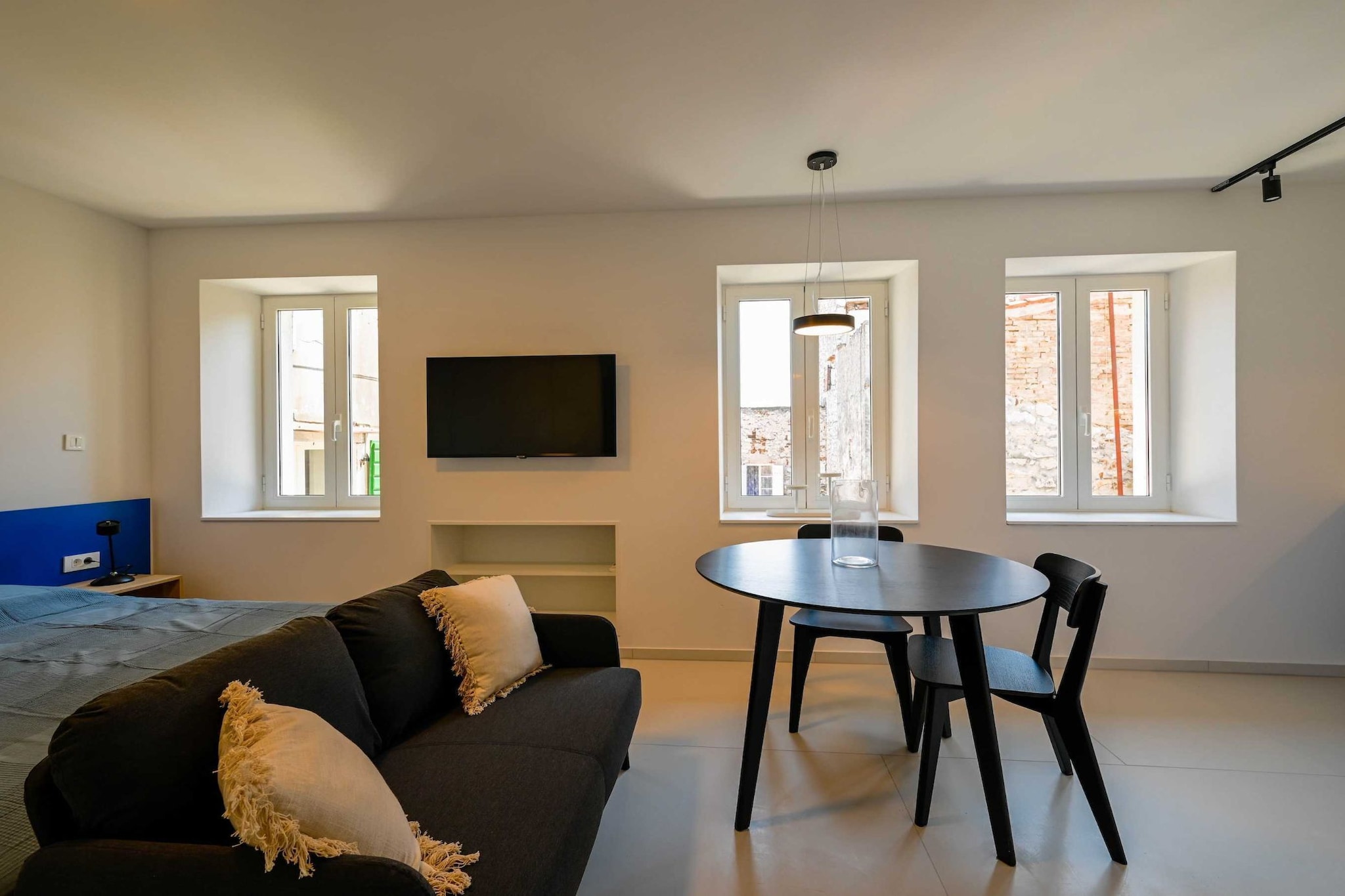 Smart and Cozy Downtown Rovinj Nooks - Studio Apartment (owner Blue One)-Bedroom