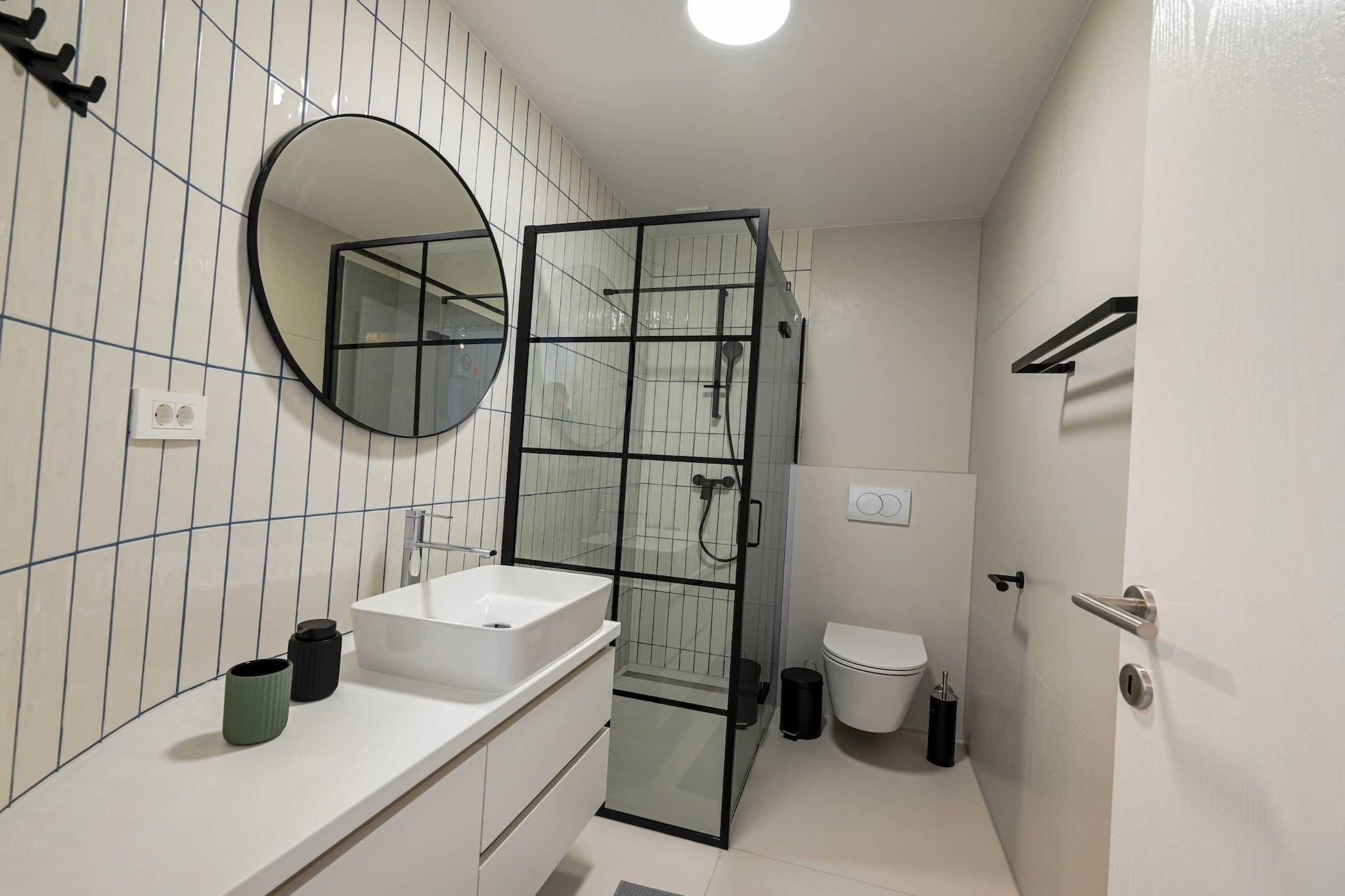 Smart and Cozy Downtown Rovinj Nooks - Studio Apartment (owner Blue One)-Bathroom