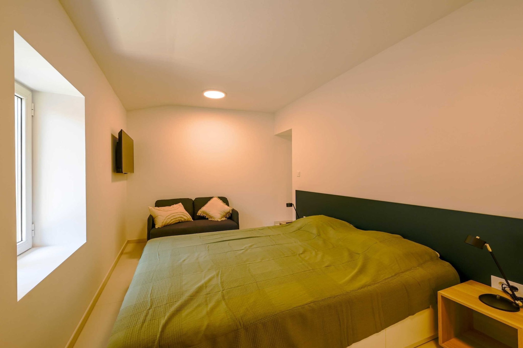 Smart and Cozy Downtown Rovinj Nooks - Studio Apartment (owner Love Nest)-Slaapkamer