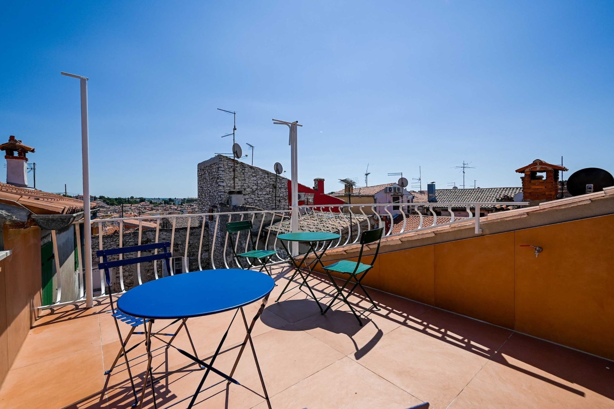 Smart and Cozy Downtown Rovinj Nooks - Studio Apartment (owner Love Nest)-Terras