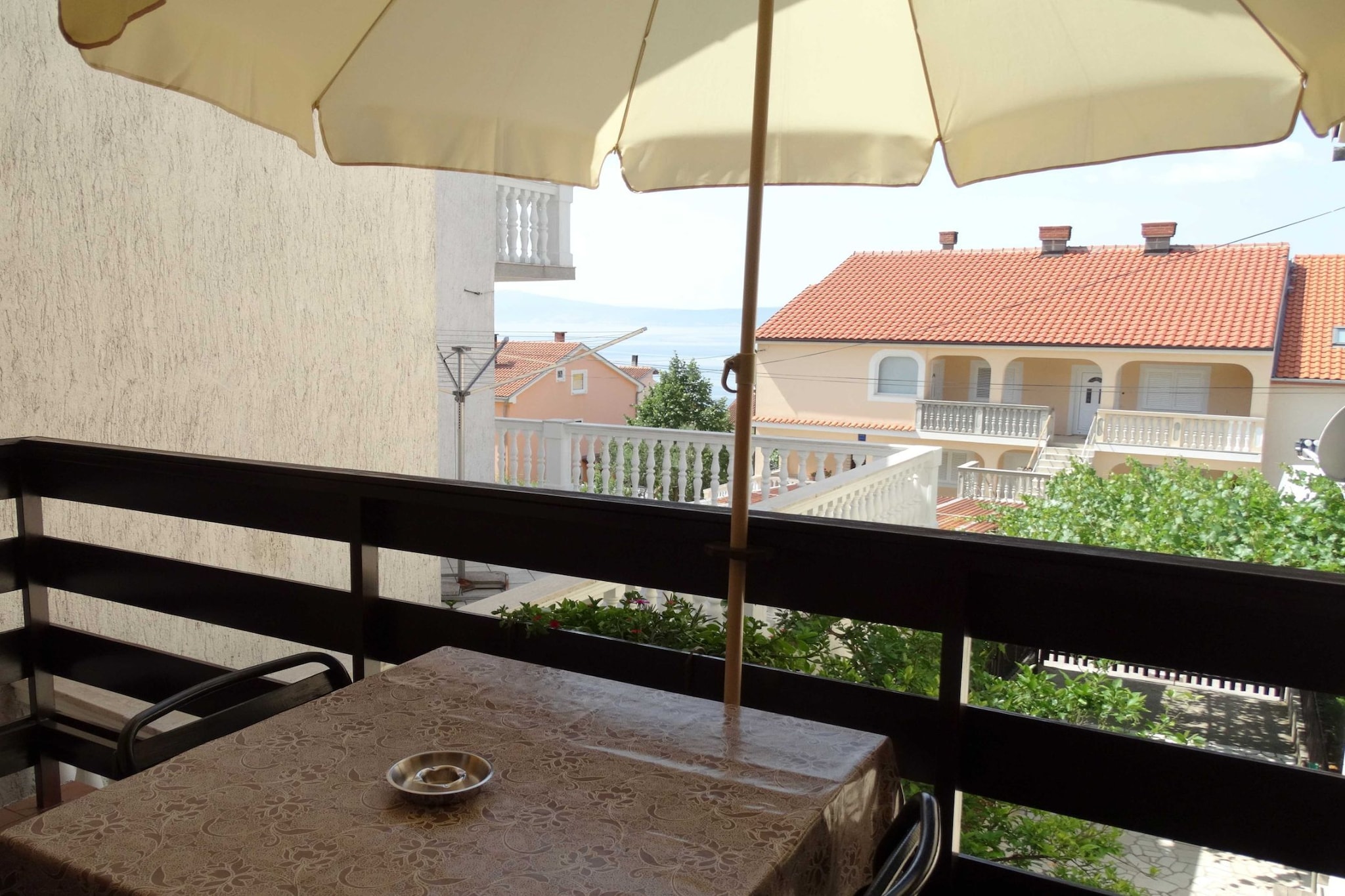 Sweet and Simple Sea view Crikvenica Apartments - One Bedroom Apartment withe Sea view and Balcony-Terrasbalkon