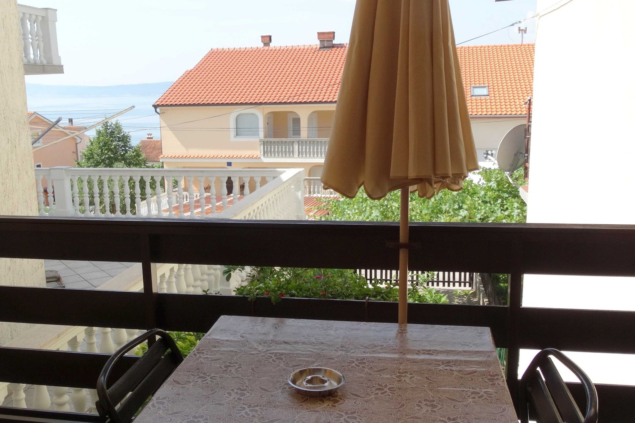 Sweet and Simple Sea view Crikvenica Apartments - One Bedroom Apartment withe Sea view and Balcony-Terrasbalkon