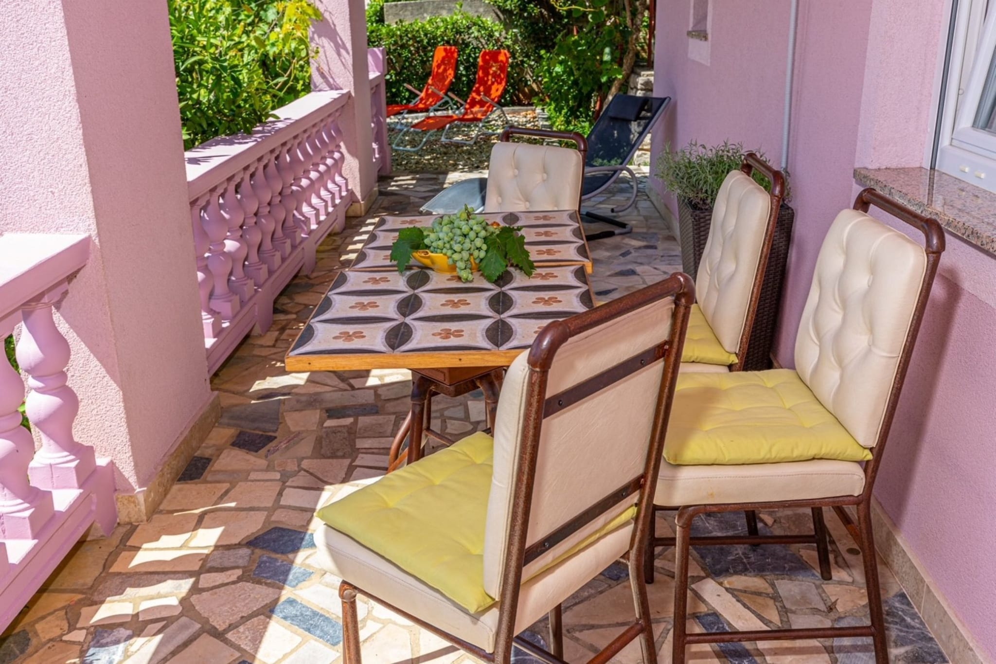 Modern Crikvenica Apartments with Sea View - One Bedroom Apartment with Terrace-Terrasbalkon