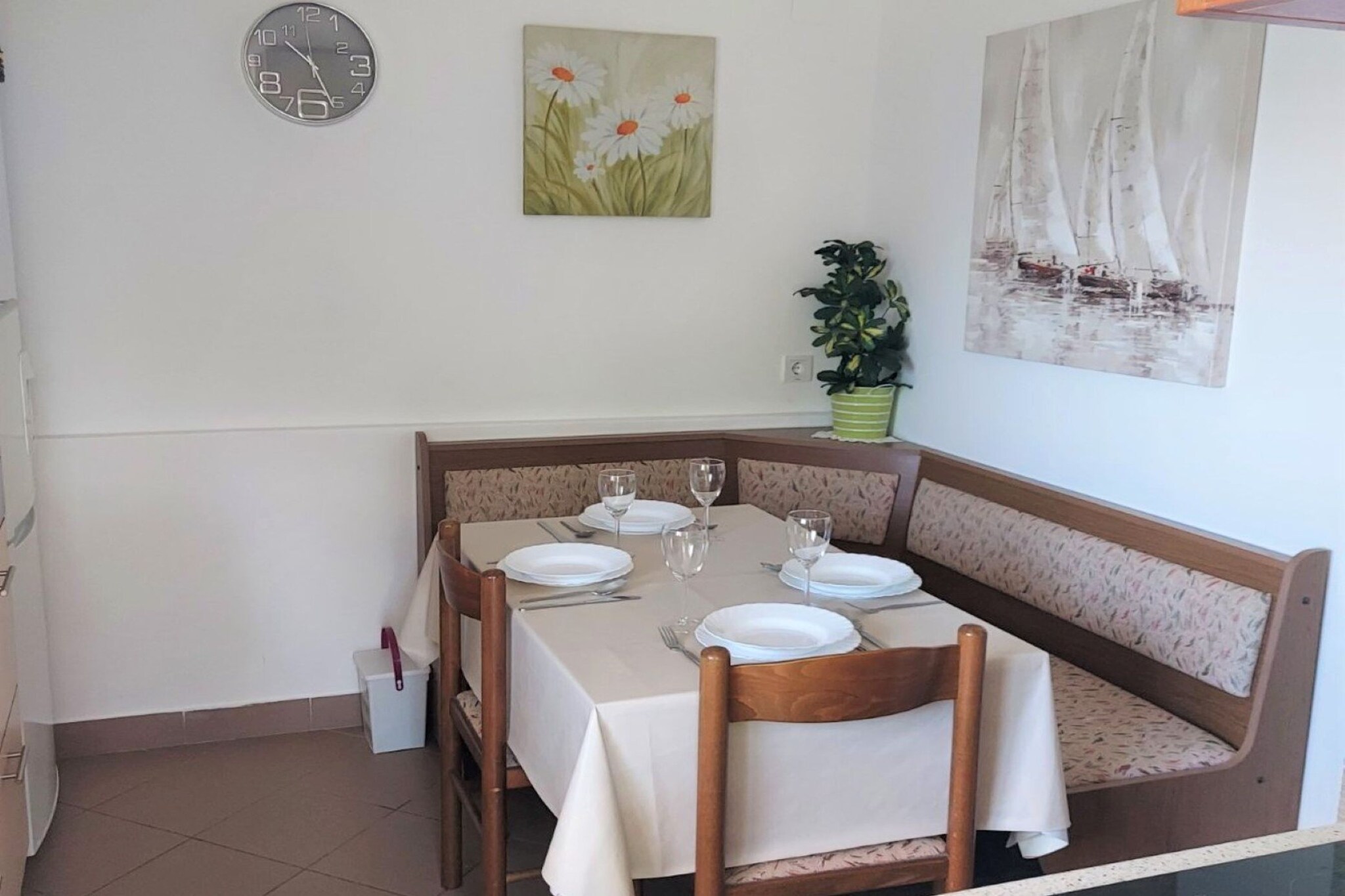 The Serene Crikvenica Holiday Home with Hot Tub is a vacation rental located in Crikvenica, a charming coastal town in the Primorje-Gorski Kotar County of Croatia. Crikvenica is known for its beautiful beaches, Mediterranean climate, and relaxed atmosphere, making it a popular destination for tourists.

Note:
Pets are  not  allowed.
Private parking, reservation is not required.
Wi-Fi is available throughout the property.

This three-bedroom can accommodate up to six  guests. It features a TV and is combined with a living room and kitchen. The private bathroom is equipped with a shower and toilet.

Thanks to its excellent location, everything you'll need for your vacation is just a short walk away from the property. Grocery stores-350.00 m, cafes-5.00 km, restaurants—5.00 km. The beach is 22 km away from the property.

The airport is 22 km away from the property.