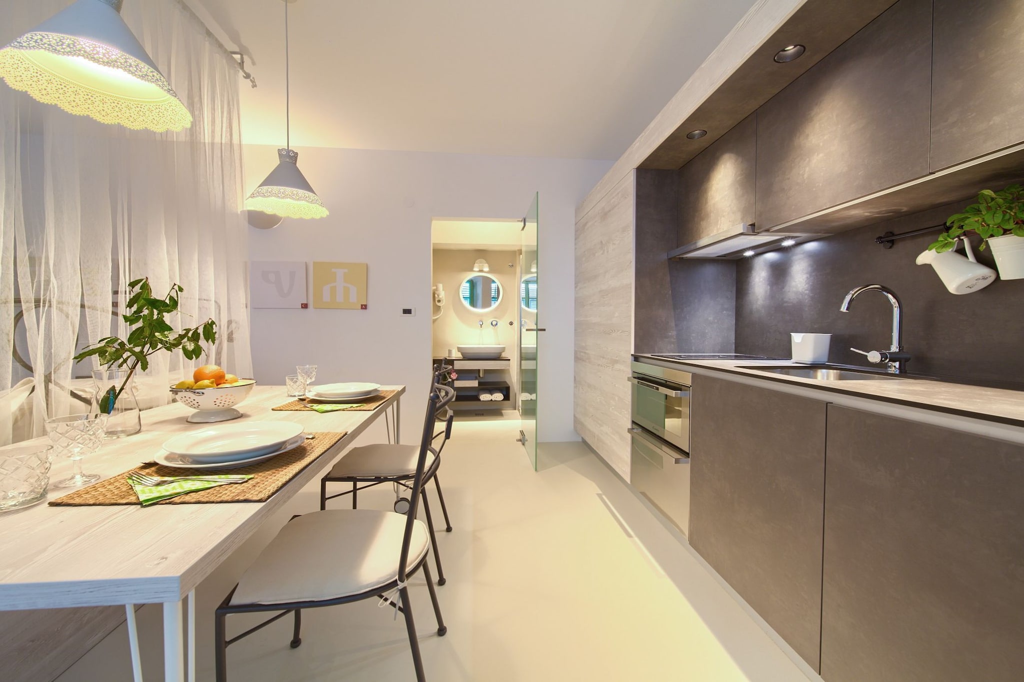 Vibrant and Elegant Downtown Krk Apartments - Classic Studio Apartment (owner 2)-Cuisine