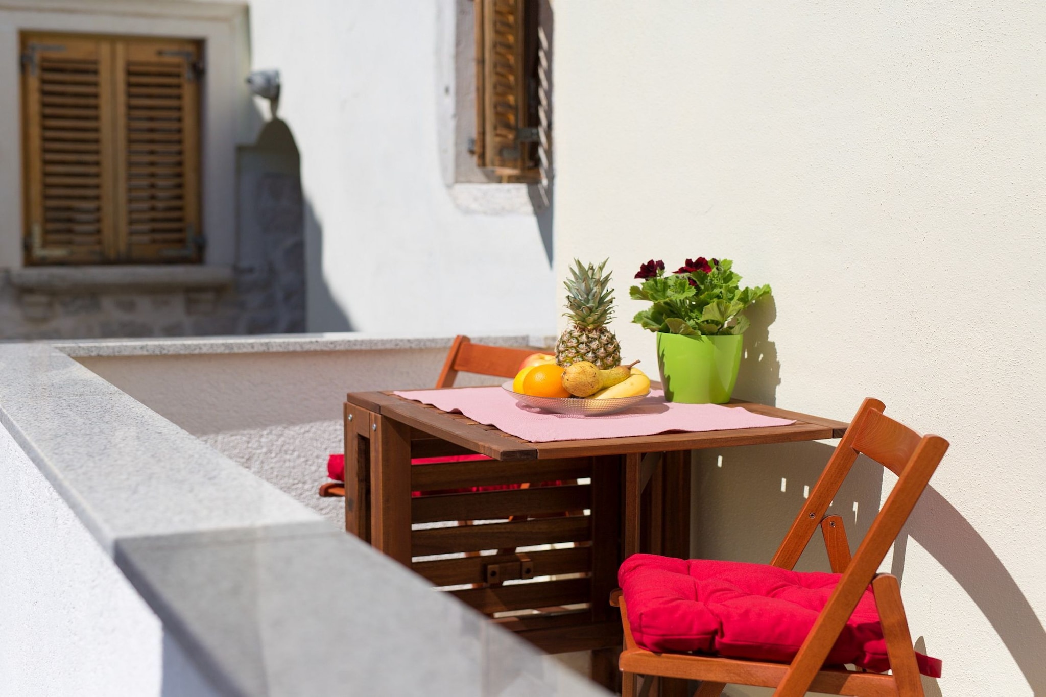 Chic and Charming Krk Downtown Apartments - Standard Studio Apartment (owner Bishop)-Terrace balcony