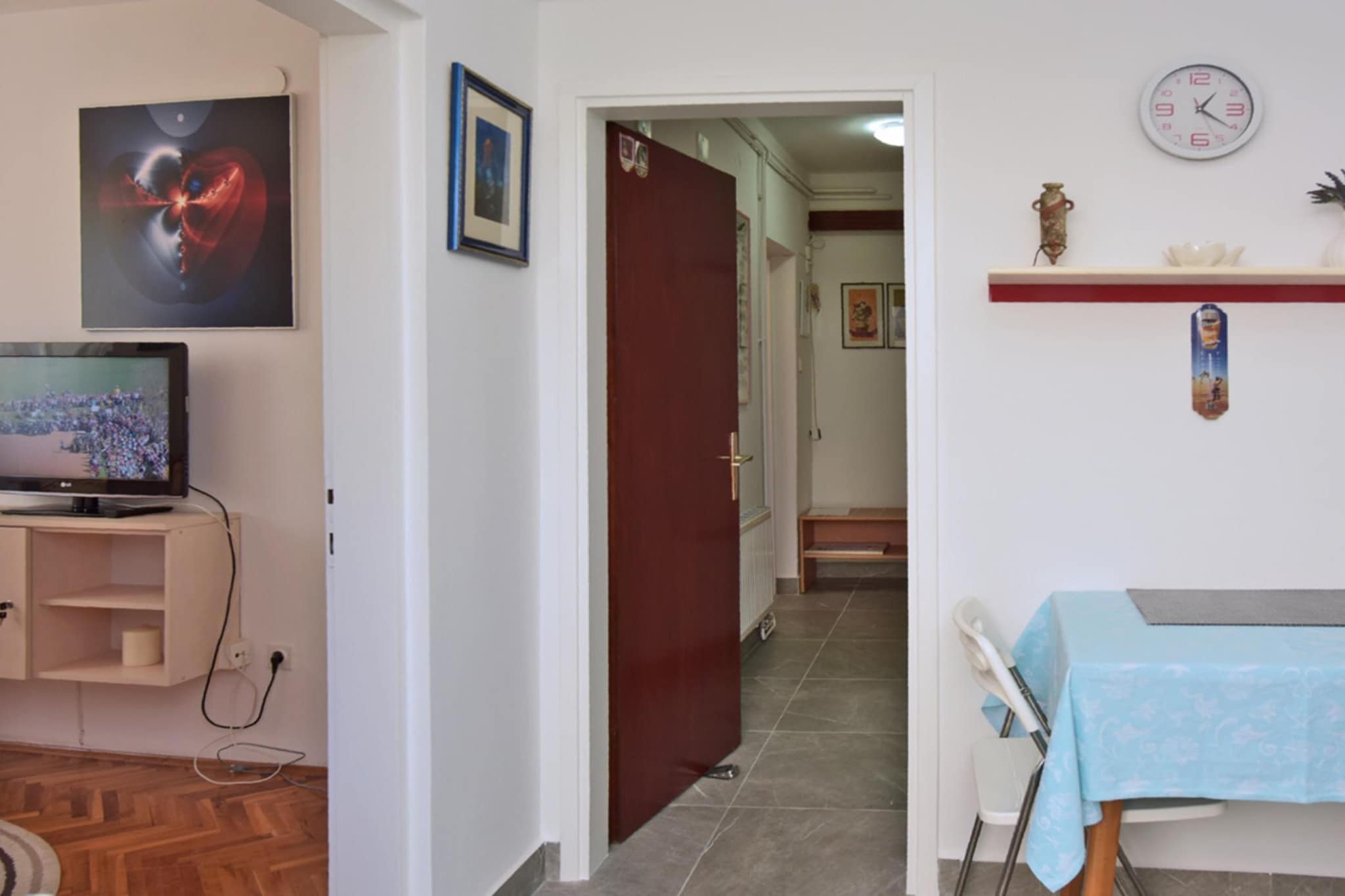 Peaceful and Secluded Krk Apartment with Terrace - One Bedroom Apartment with Terrace-Salon