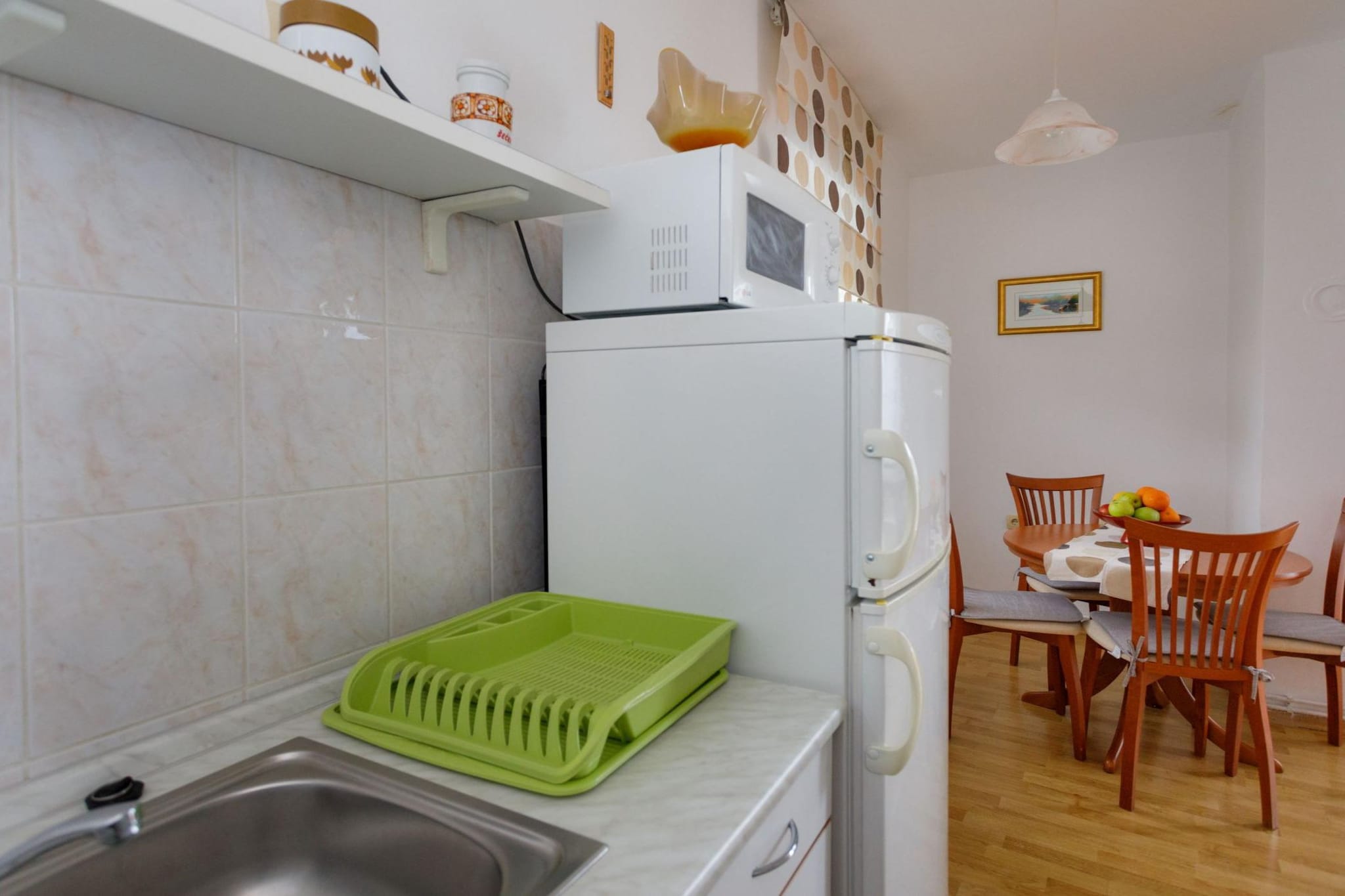 Charming and Tranquil Krk Center Apartment - One Bedroom Apartment with  Balcony-Cuisine