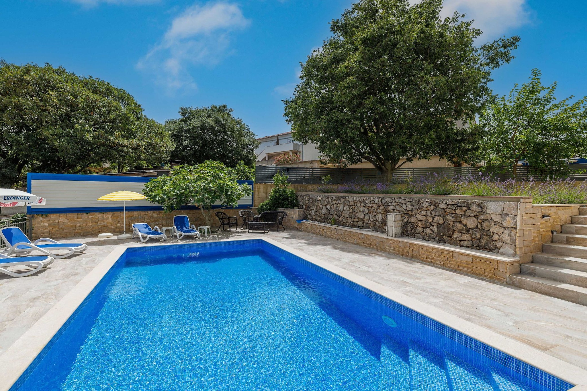 Wonderful Krk Island Stay: Shared Pool, Grill Patio, and Nearby Beaches - Two Bedroom Apartment-Schwimmbad