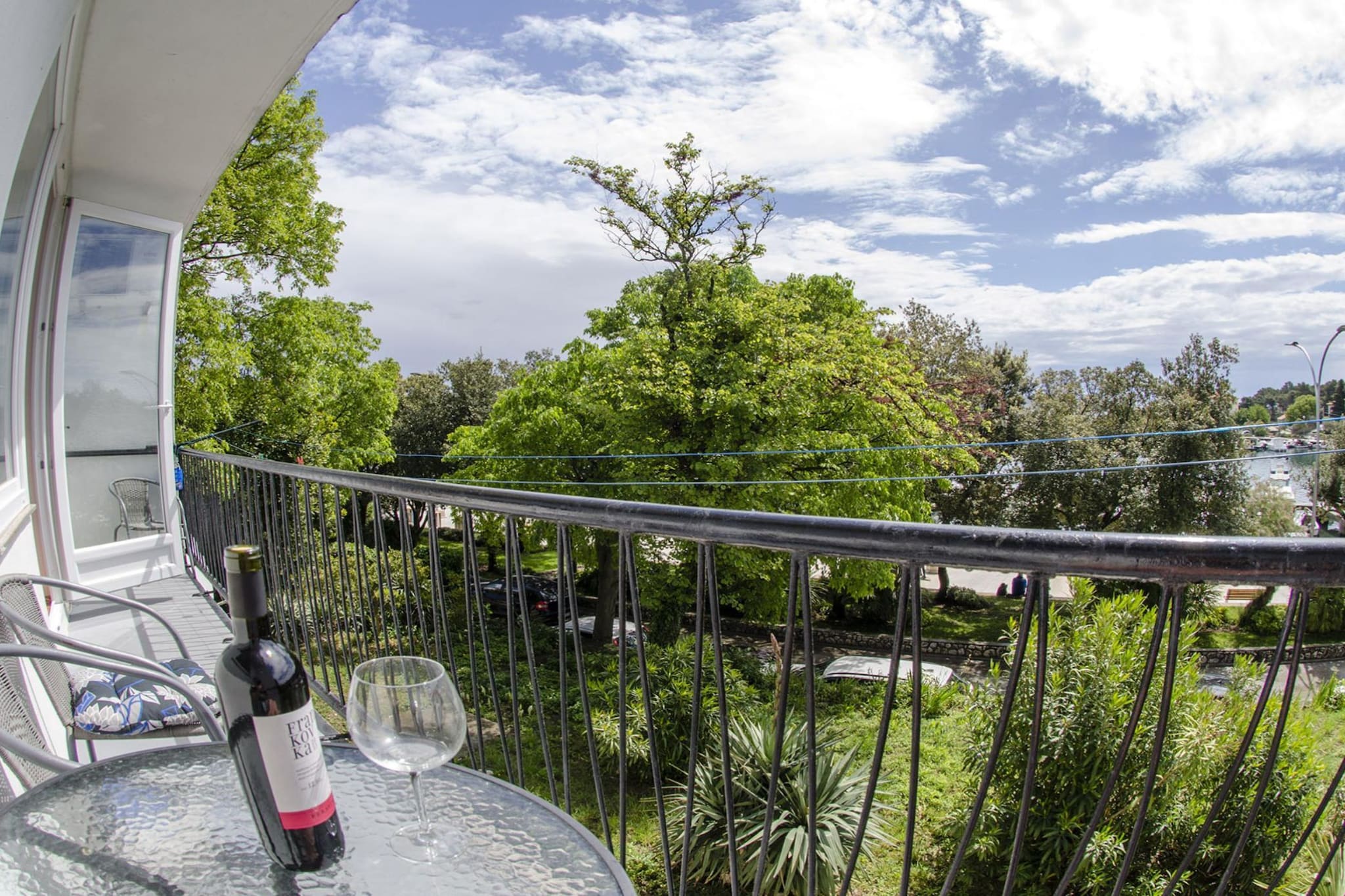 Bright and Breezy Apartment with Terrace and Sea View - Two Bedroom Apartment with Terrace and Sea View-Terrace balcony