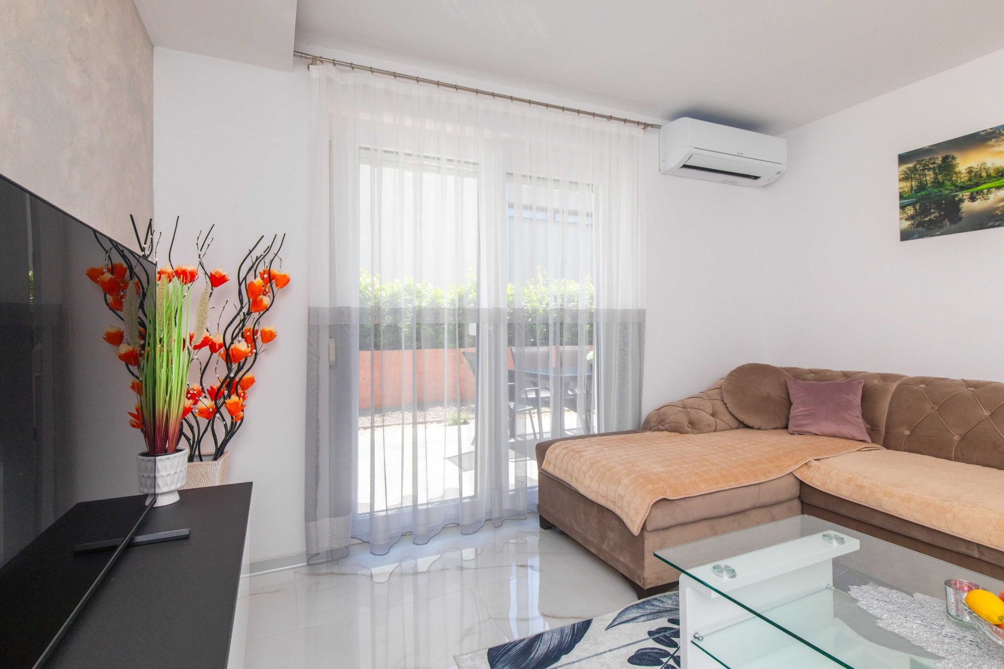 Modern Apartment with Terrace and Private Parking Krk - Two Bedroom Apartment